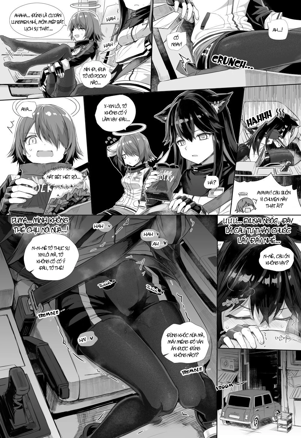 HentaiVN.net - Ảnh 7 - Exusiai x Texas - Oneshot nổ ô tô