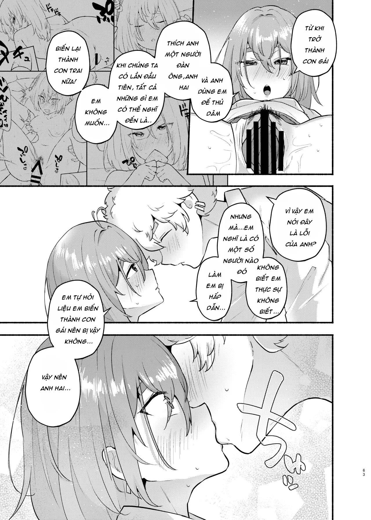 HentaiVN.net - Ảnh 11 - My Lil Bro is now My Lil Sis?!  - 4/4:không có bao🔥