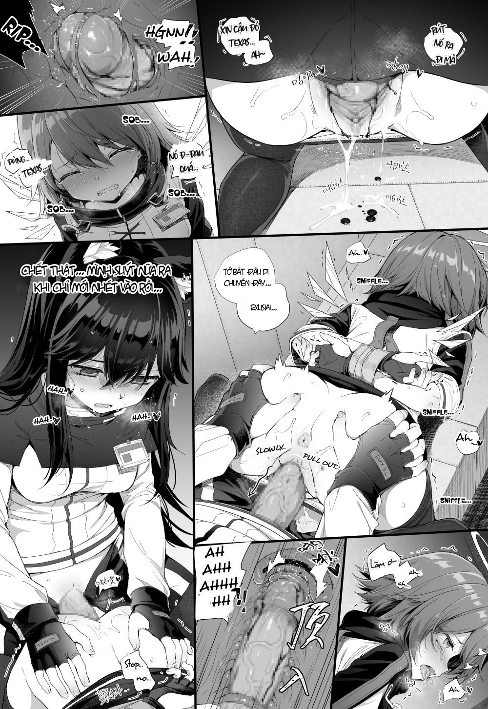HentaiVN.net - Ảnh 12 - Exusiai x Texas - Oneshot nổ ô tô