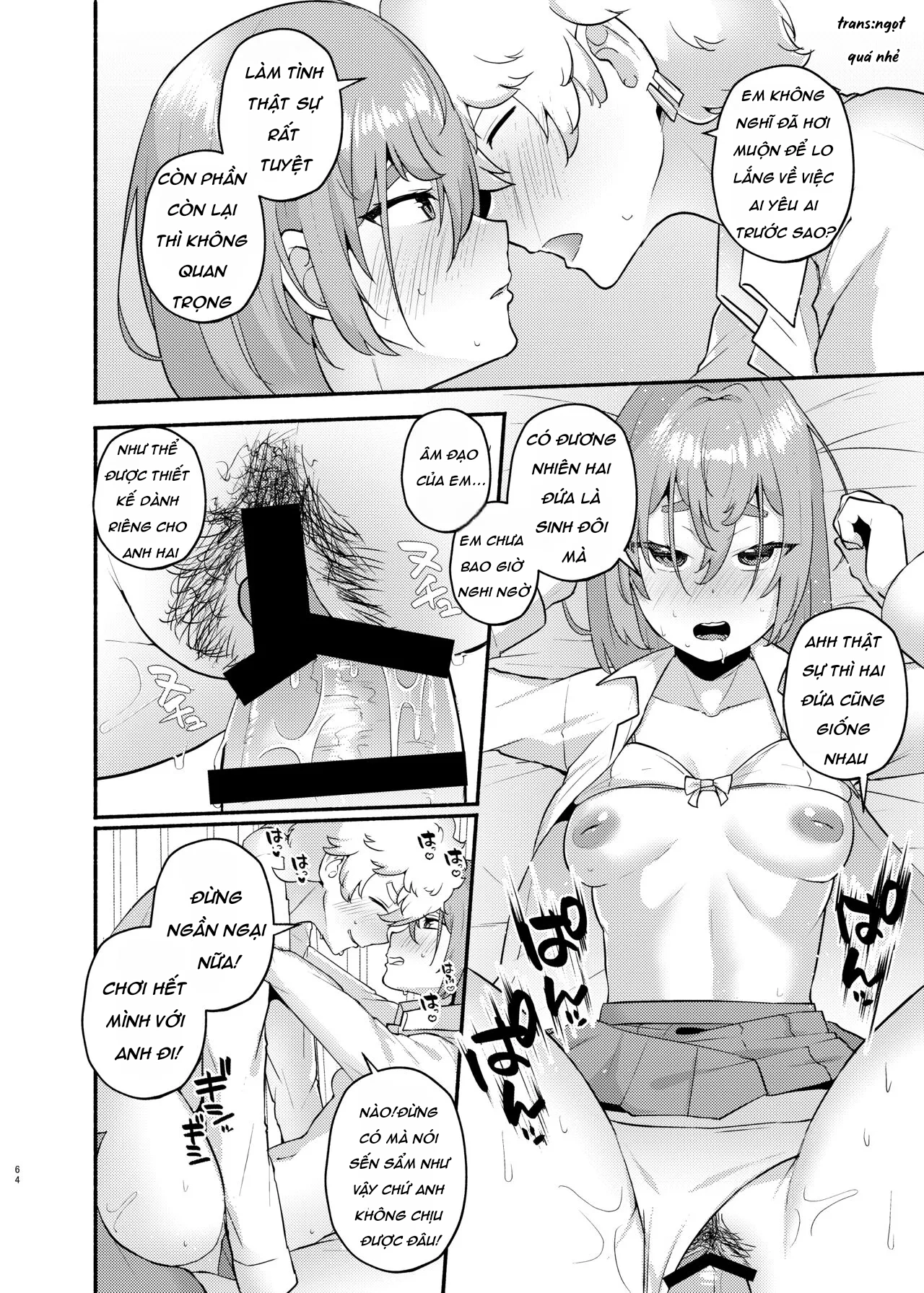 HentaiVN.net - Ảnh 12 - My Lil Bro is now My Lil Sis?!  - 4/4:không có bao🔥