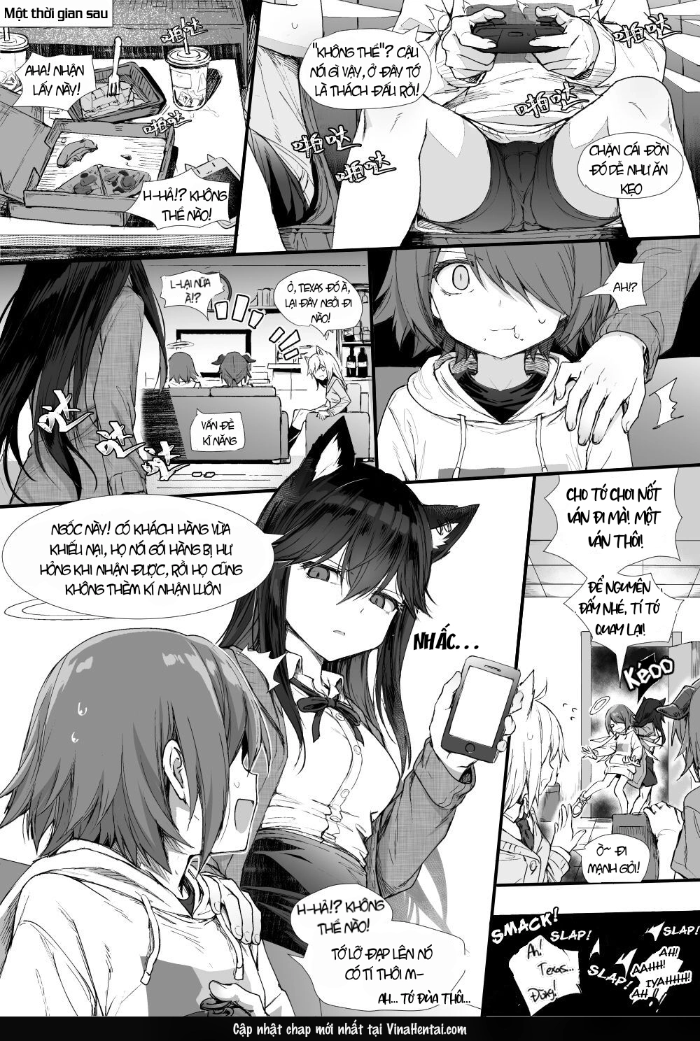 HentaiVN.net - Ảnh 23 - Exusiai x Texas - Oneshot nổ ô tô