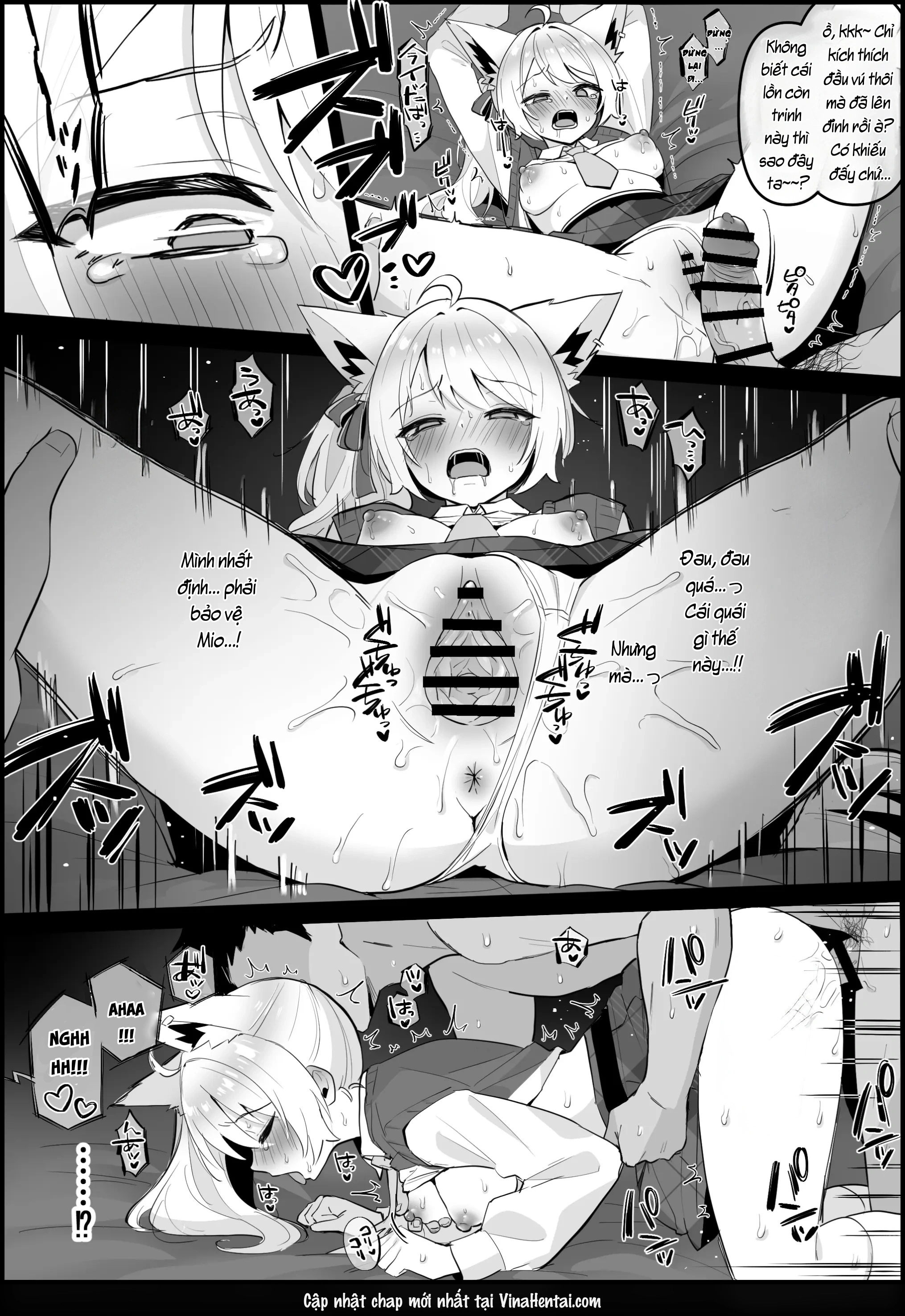 HentaiVN.net - Ảnh 6 - Shirakami Fubuki: Rơi Vào Cạm Bẫy AV Vì Bạn Thân Mio - Oneshot