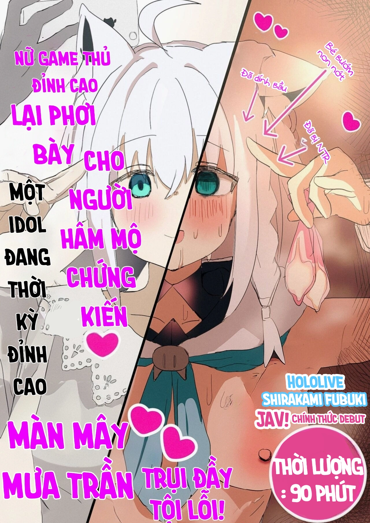 HentaiVN.net - Ảnh 24 - Shirakami Fubuki ga AV Totchau Hon. - oneshot