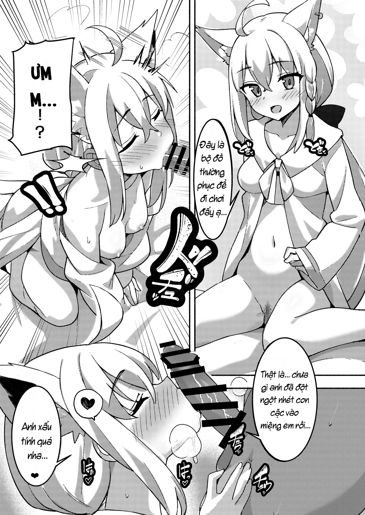 HentaiVN.net - Ảnh 45 - Daisuki Kitsune Soushuuhen - oneshot