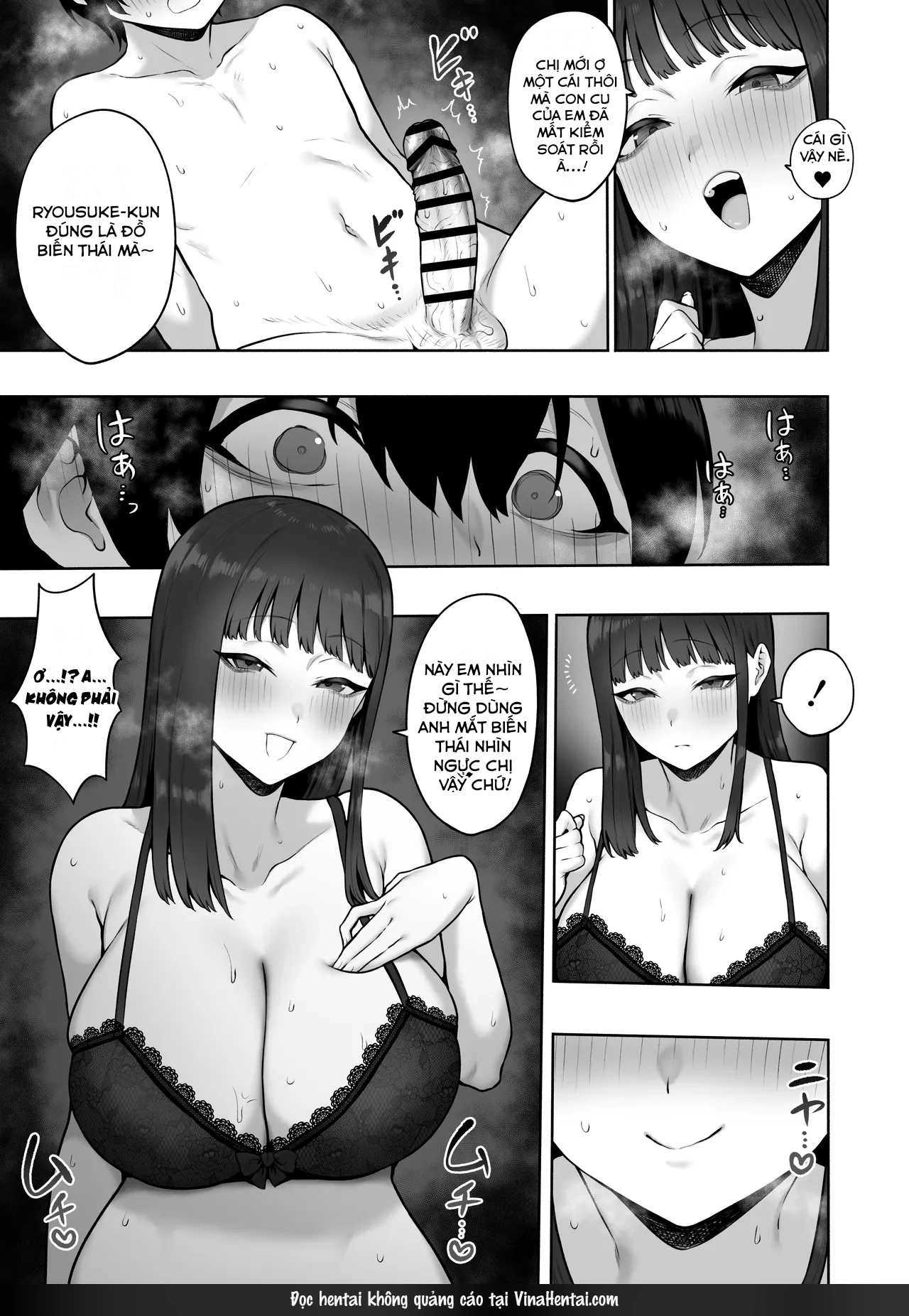 HentaiVN.net - Ảnh 10 - Seisochippoi noni gehin na kotobadzukai de oho aegi shichau kinjo no kyonyuu oneesan to noukou icha rabu ecchi suru hanashi - chap1