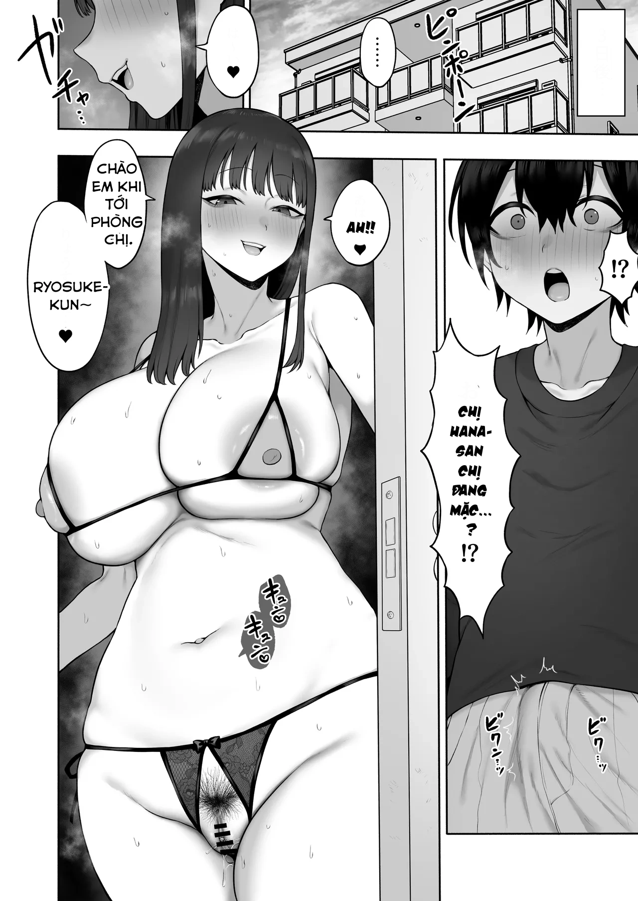 HentaiVN.net - Ảnh 25 - Seisochippoi noni gehin na kotobadzukai de oho aegi shichau kinjo no kyonyuu oneesan to noukou icha rabu ecchi suru hanashi - chap1