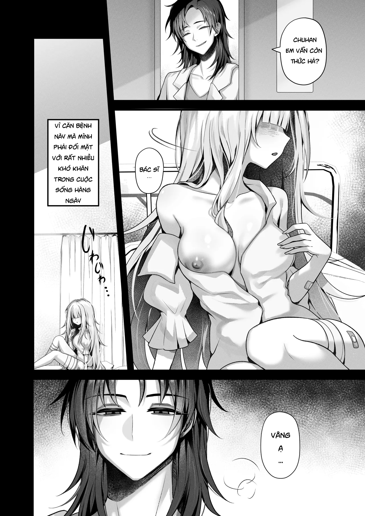 HentaiVN.net - Ảnh 7 - RongChuhan | 榮初涵] The Girl who lost her sense of touch | Doctor... You can't save me... [Vol.1] [vietnamese][furinazam_Translations] - Hiuhiu anh bác sĩ (⁠｡⁠•́⁠︿⁠•̀⁠｡⁠)