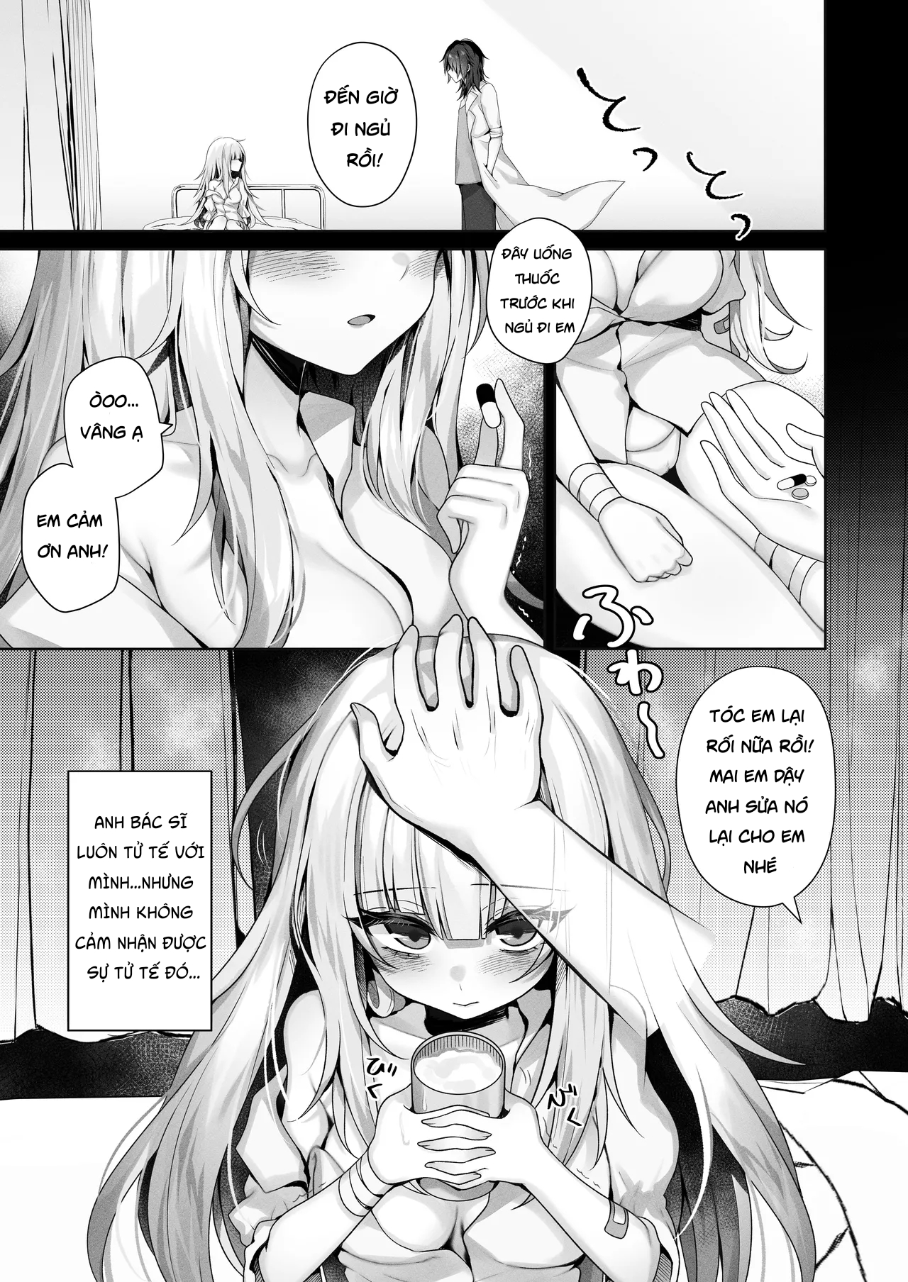 HentaiVN.net - Ảnh 8 - RongChuhan | 榮初涵] The Girl who lost her sense of touch | Doctor... You can't save me... [Vol.1] [vietnamese][furinazam_Translations] - Hiuhiu anh bác sĩ (⁠｡⁠•́⁠︿⁠•̀⁠｡⁠)