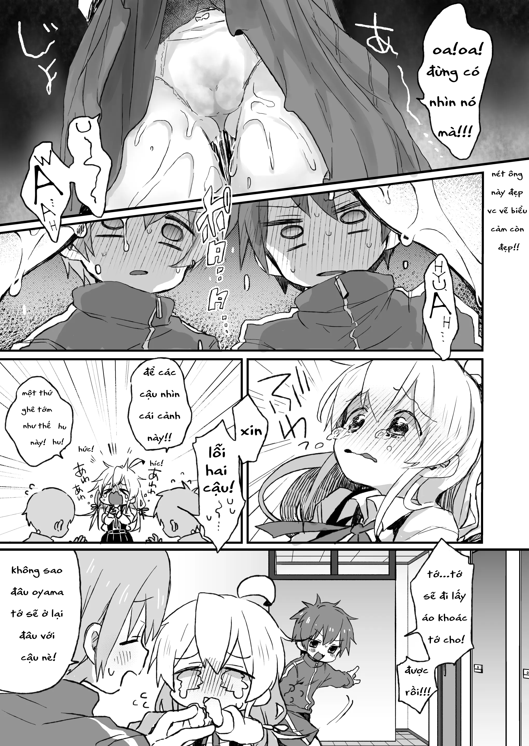 HentaiVN.net - Ảnh 7 - [Doanobu (Satotuki Tiyo, Mituiro)] Omorashi Baretara Oshimai! (Onii-chan wa Oshimai!) [Vietnamese] [furinazam_Translations][Digital] - Oneshot hehe