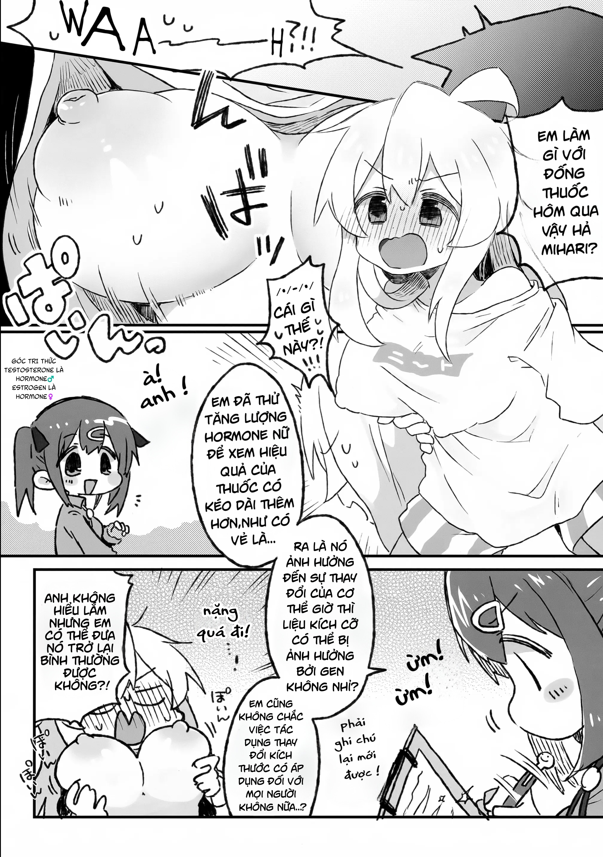 HentaiVN.net - Ảnh 6 - (Puniket 51) [Doanobu (Satotuki Tiyo)] Oppai ga!! Dekkai!? (Onii-chan wa Oshimai!)[Vietnamese] [furinazam_Translations] - Oneshot bb futa