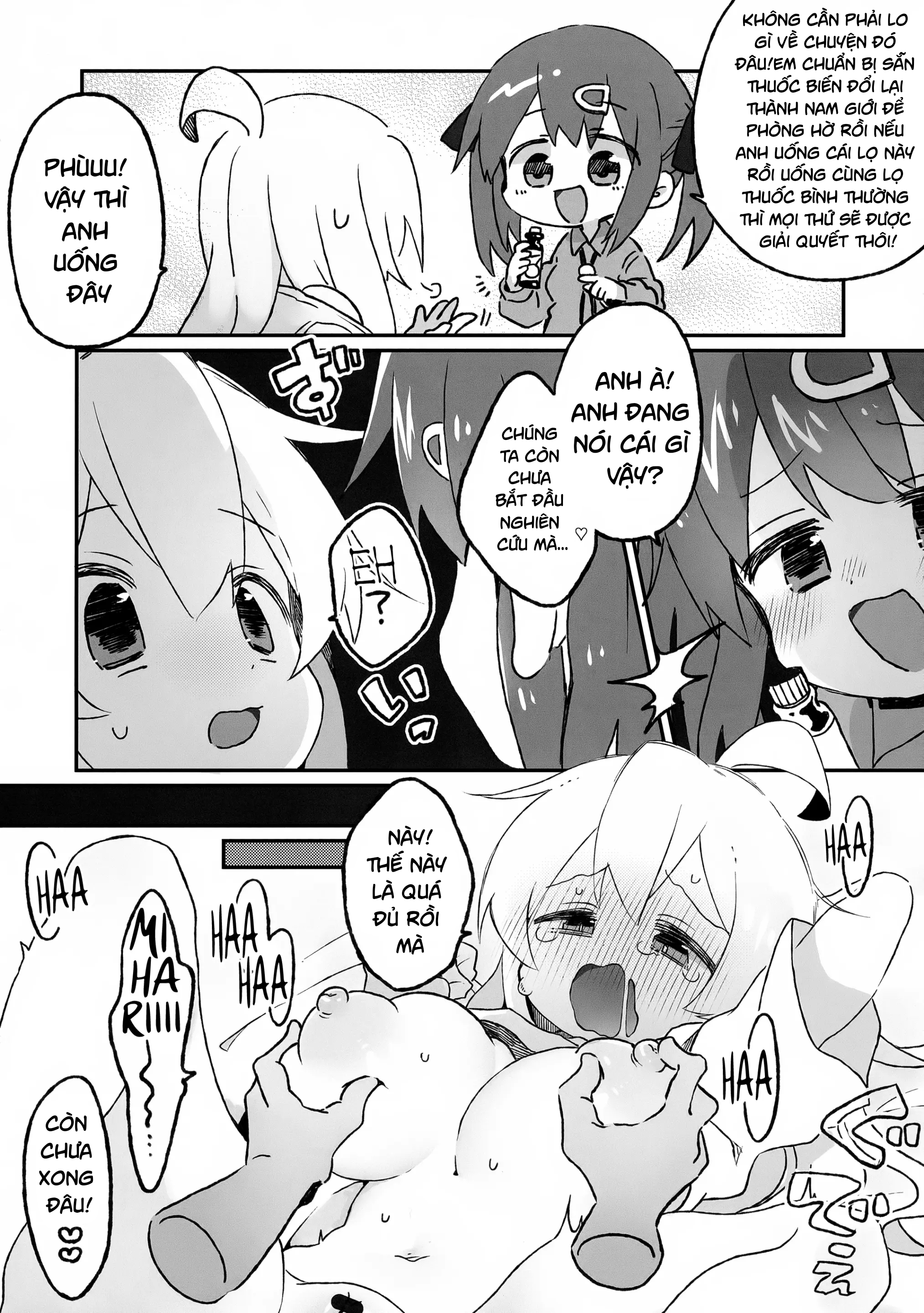 HentaiVN.net - Ảnh 7 - (Puniket 51) [Doanobu (Satotuki Tiyo)] Oppai ga!! Dekkai!? (Onii-chan wa Oshimai!)[Vietnamese] [furinazam_Translations] - Oneshot bb futa