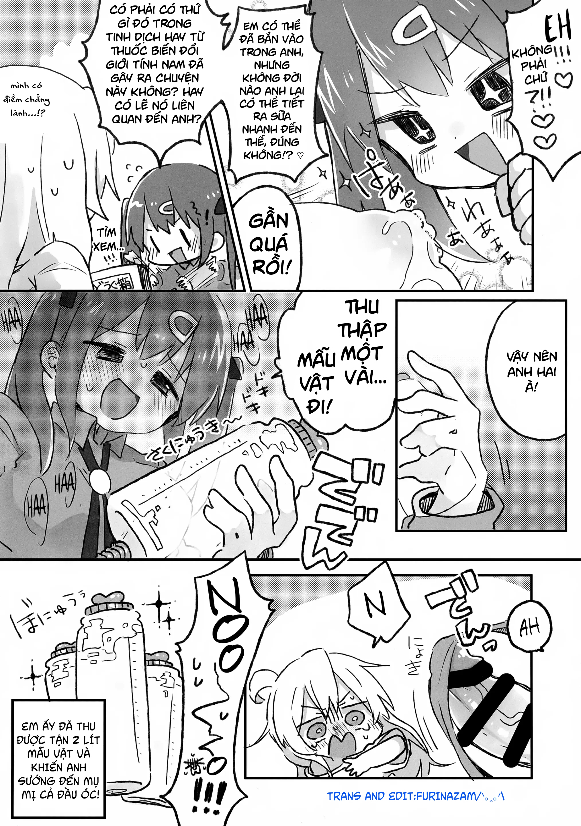 HentaiVN.net - Ảnh 16 - (Puniket 51) [Doanobu (Satotuki Tiyo)] Oppai ga!! Dekkai!? (Onii-chan wa Oshimai!)[Vietnamese] [furinazam_Translations] - Oneshot bb futa