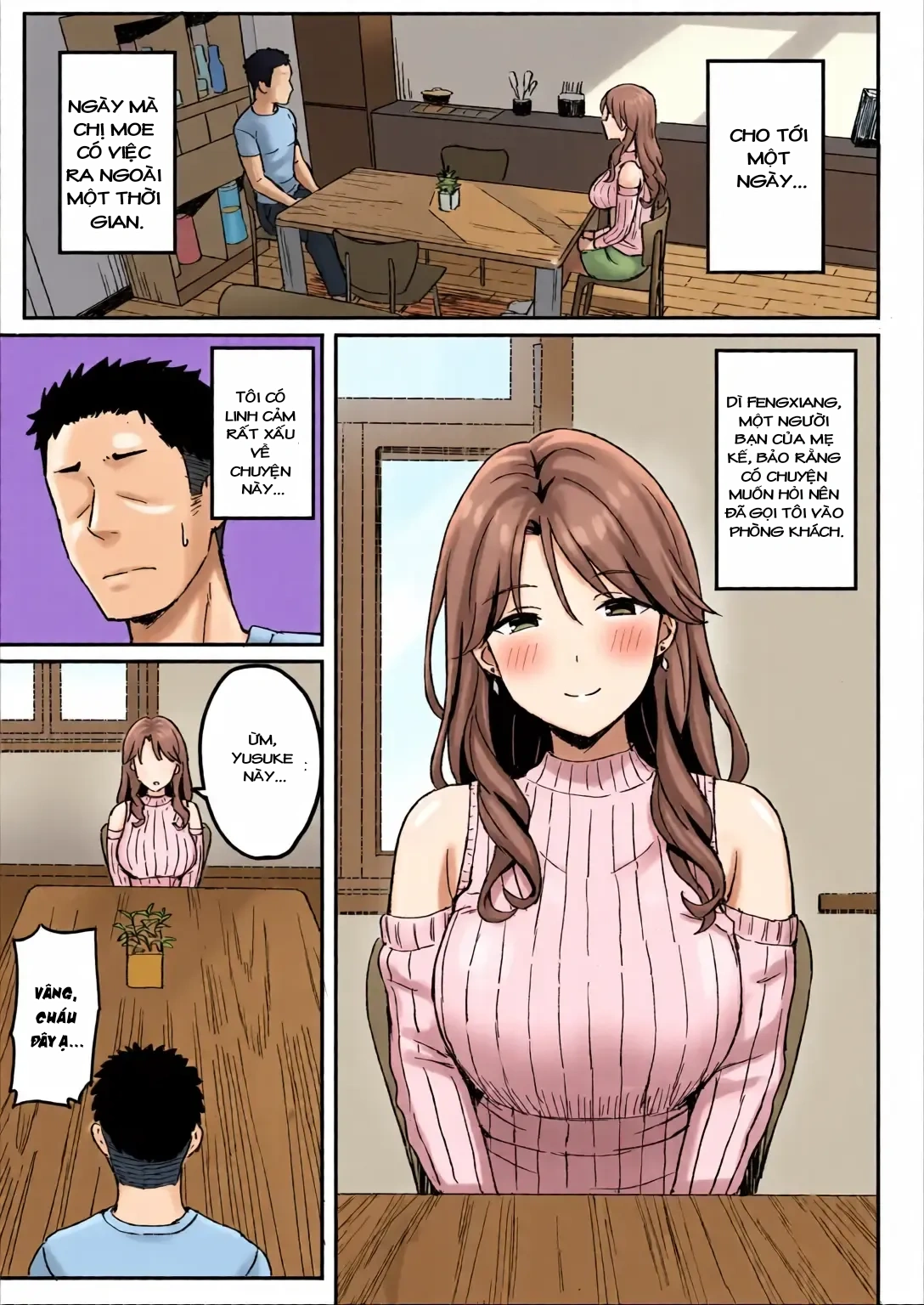 HentaiVN.net - Ảnh 30 - Cả chị và Mẹ Mới Đều Mê Mẩn Lấy Con Cặc Của Tôi - Chap 1 : Chị Moe