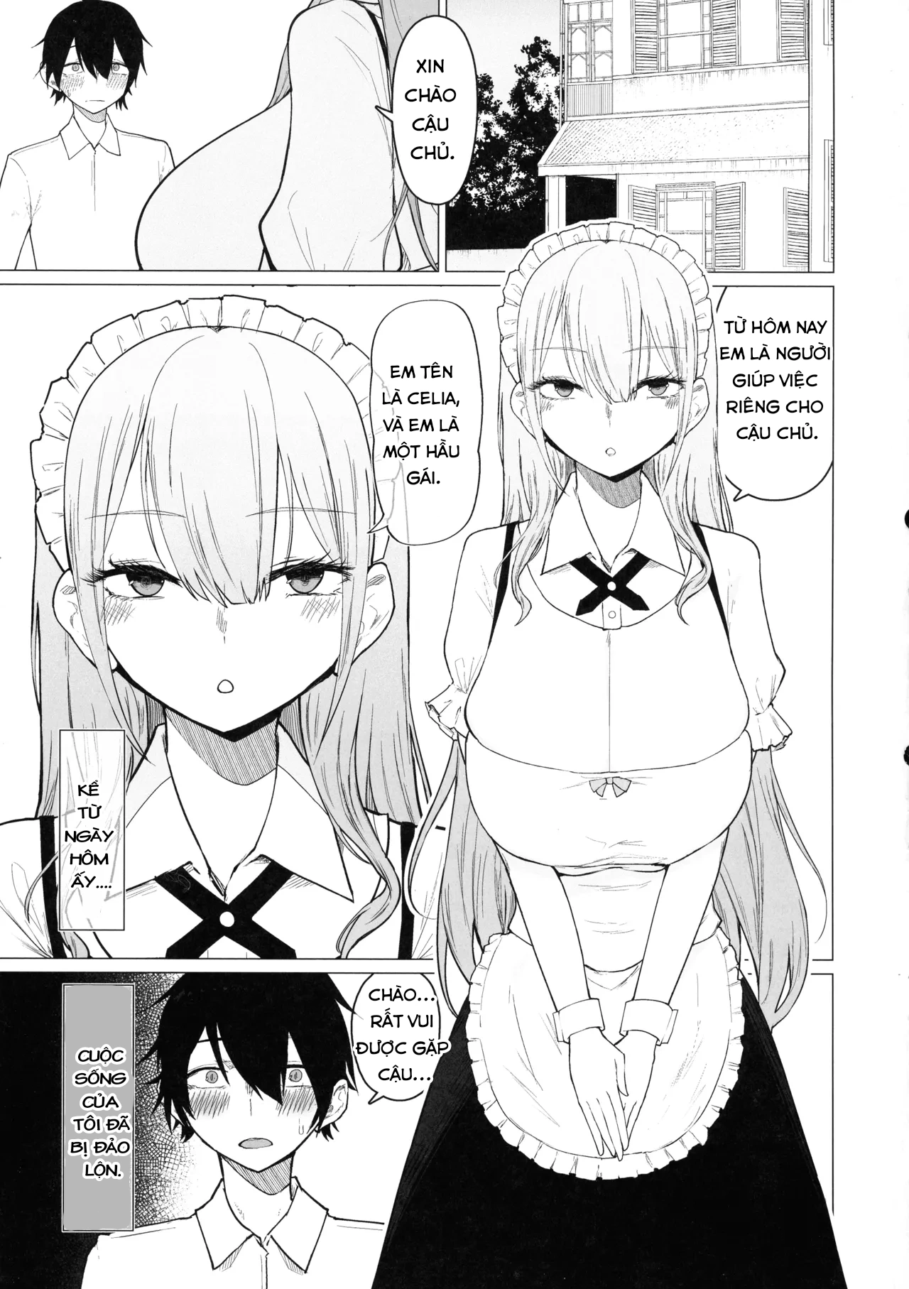 HentaiVN.net - Ảnh 3 - Goshujin-sama, Honto ni Oppai Sukidesu ne. - chap 1