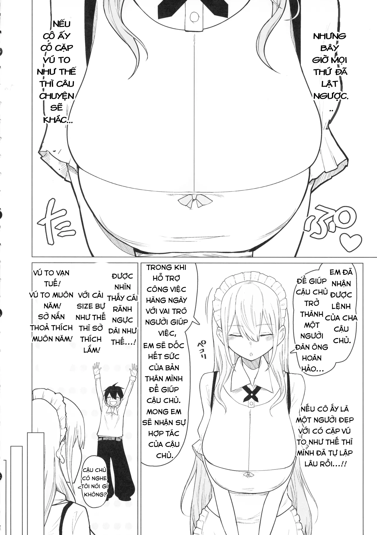 HentaiVN.net - Ảnh 6 - Goshujin-sama, Honto ni Oppai Sukidesu ne. - chap 1