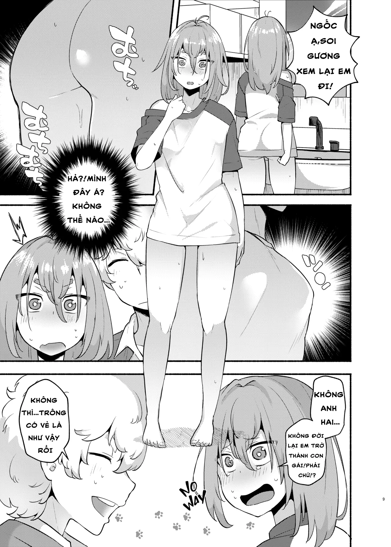 HentaiVN.net - Ảnh 10 - My Lil Bro is now My Lil Sis?!  - 1/4:sự sa ngã của onichan💢