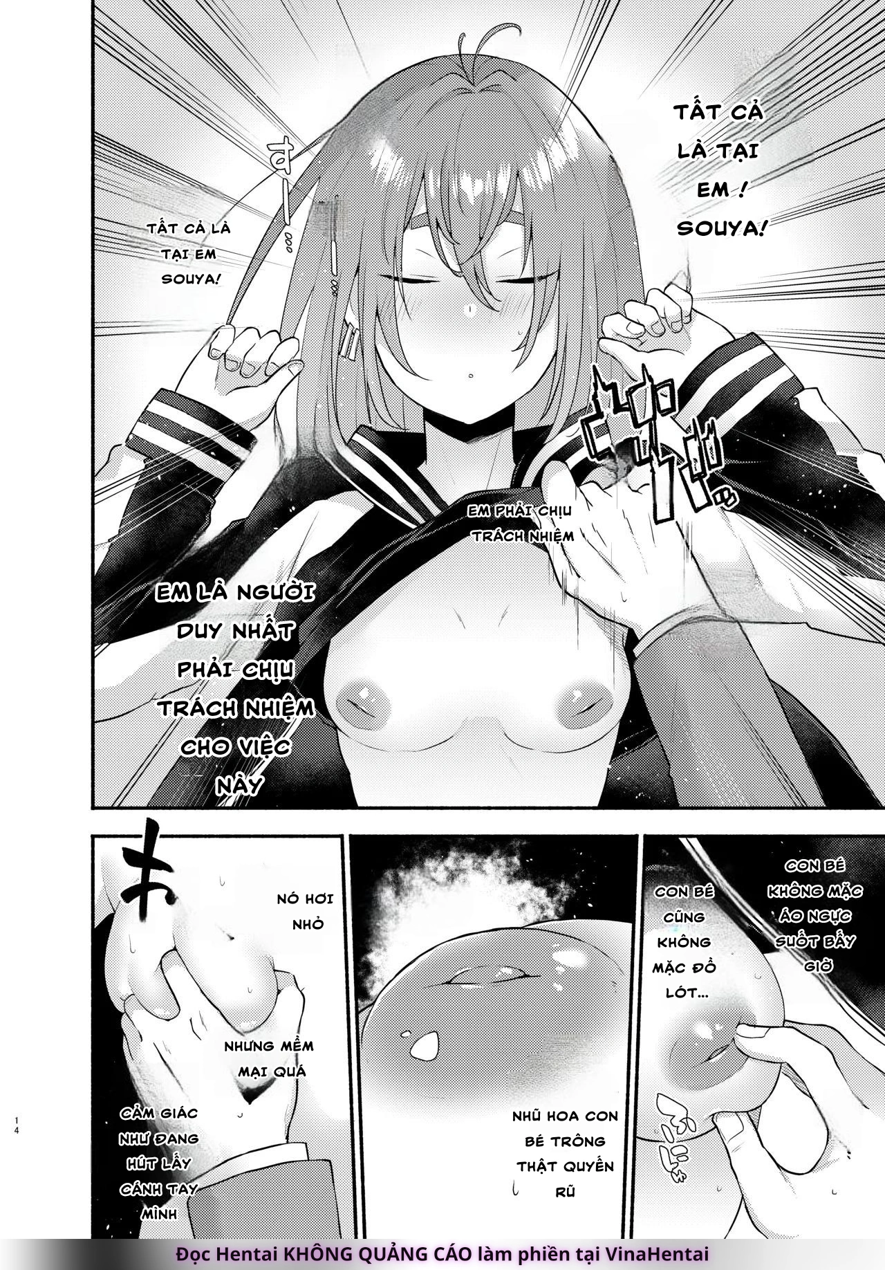 HentaiVN.net - Ảnh 15 - My Lil Bro is now My Lil Sis?!  - 1/4:sự sa ngã của onichan💢