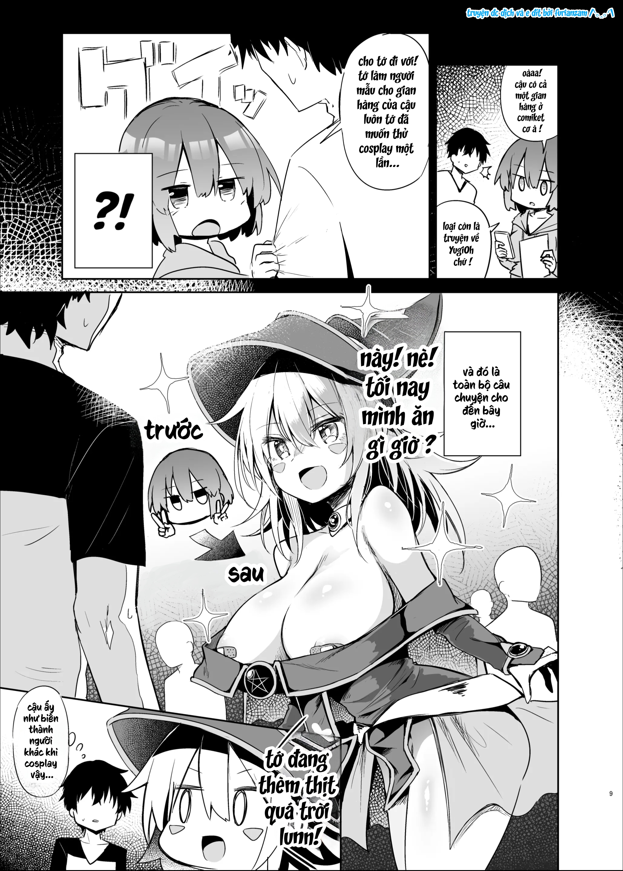 HentaiVN.net - Ảnh 10 - Black Magician Girl Cosplayer To Off-Pako Sex | Fucking A Dark Magician Girl Cosplayer[Vietnamese] [furinazam_Translations] - 1/2 🚫⚡