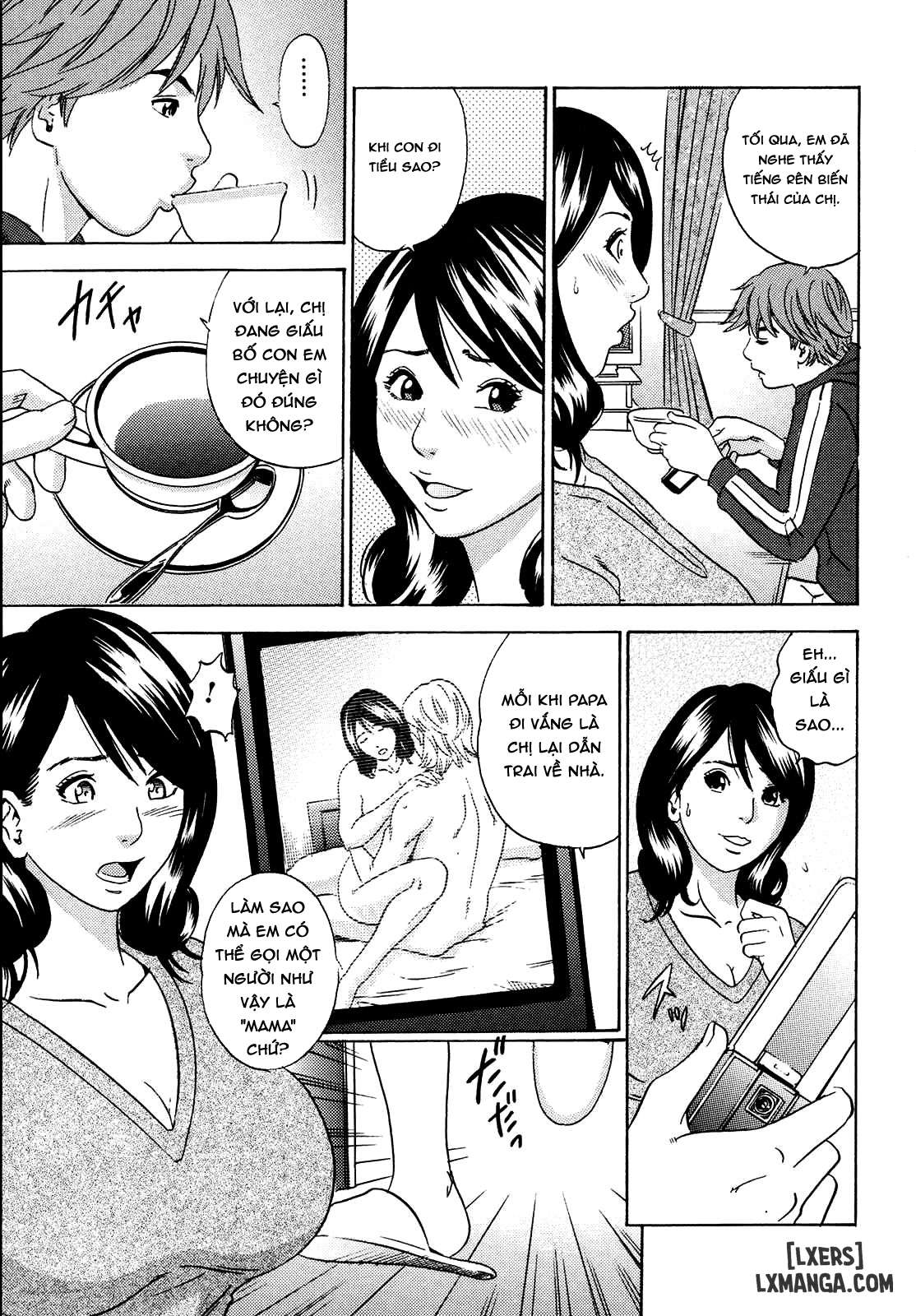 HentaiVN.net - Ảnh 3 - Mama ga Iku! Boku wa Dopyu! - 6_chapter-6