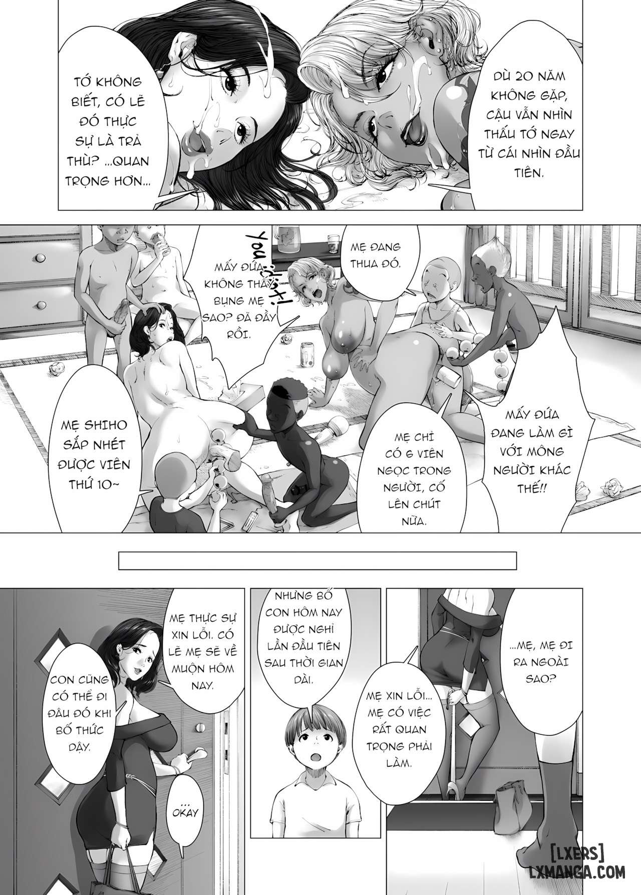 HentaiVN.net - Ảnh 26 - Mama kara Hajimaru Nikubenki Seikatsu - 3_khong-che-chac-vay