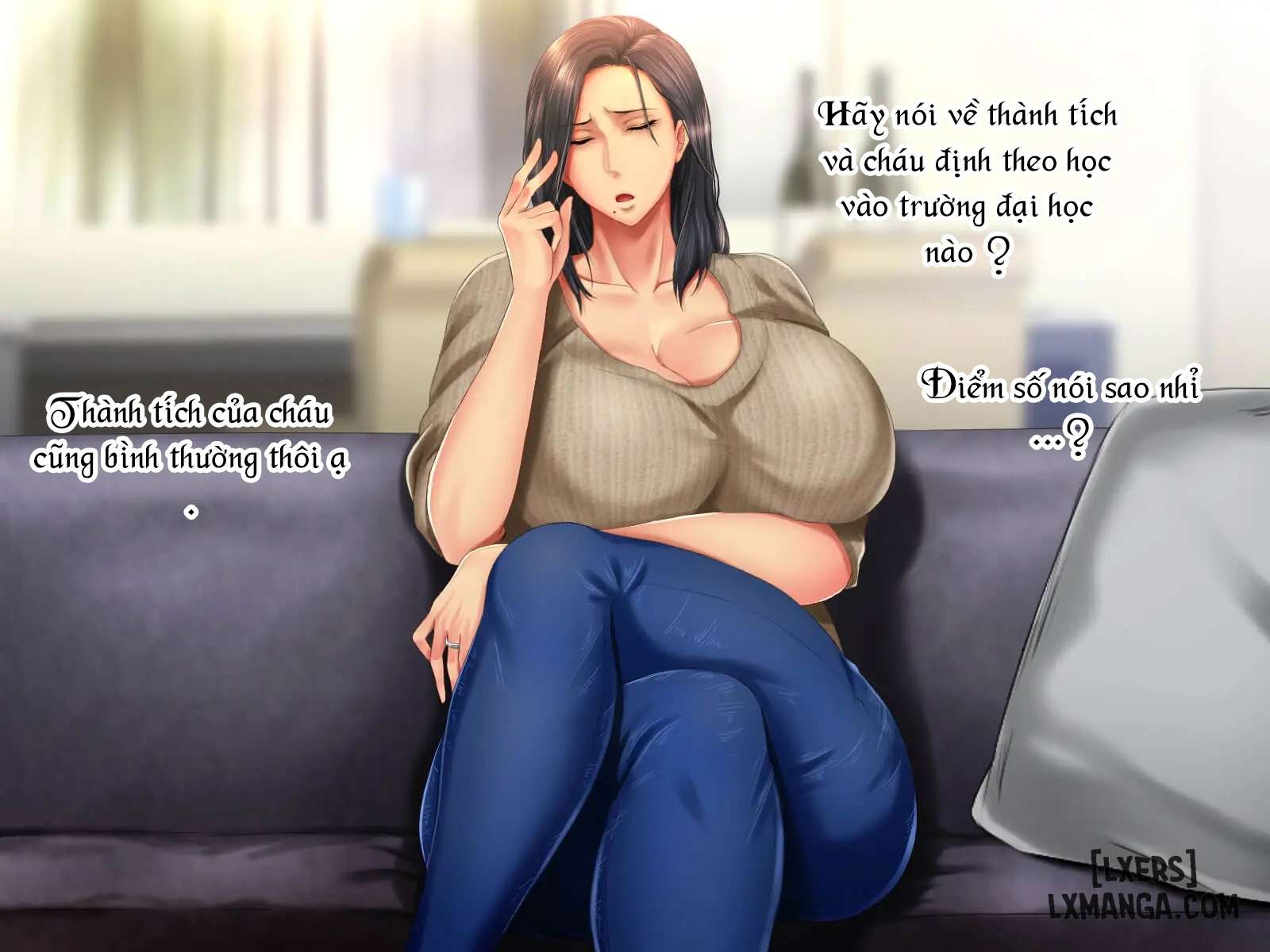 HentaiVN.net - Ảnh 32 - Mẹ Của Bạn Gái Ngon Quá, Nên Tôi Chịu Hổng Có Nổi - 1