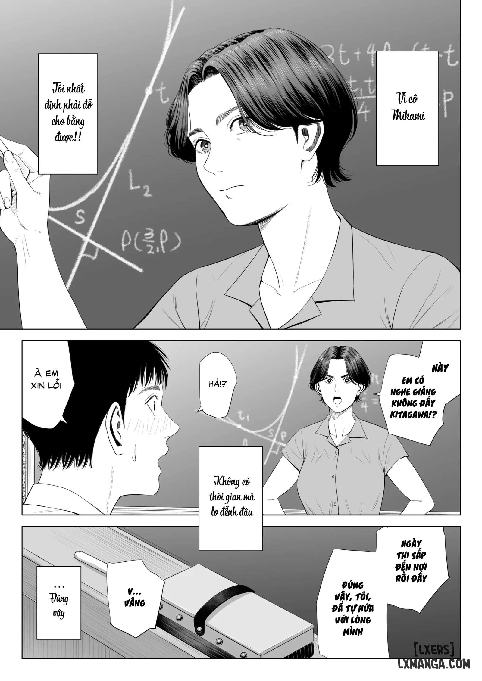 HentaiVN.net - Ảnh 10 - Mikami Sensei Ekohiiki Kyoushi no Hisanna Matsuro - 1_chap-1