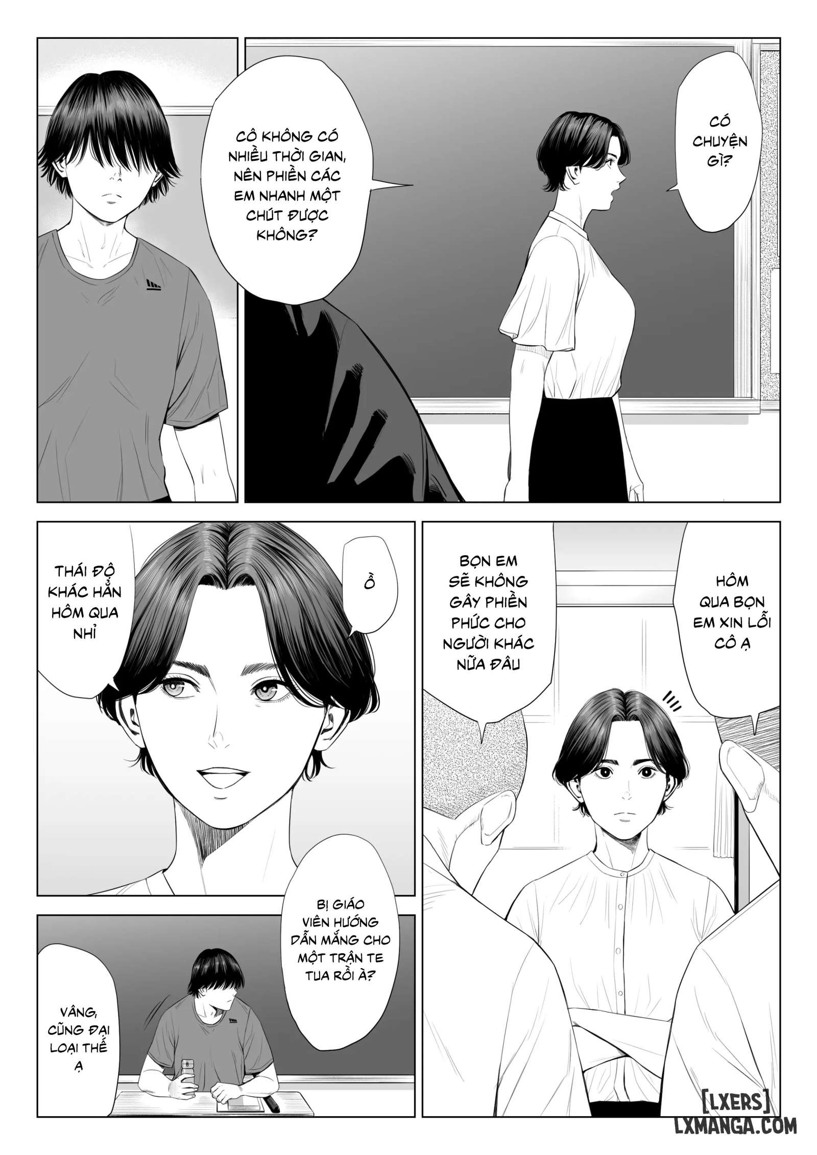 HentaiVN.net - Ảnh 16 - Mikami Sensei Ekohiiki Kyoushi no Hisanna Matsuro - 1_chap-1