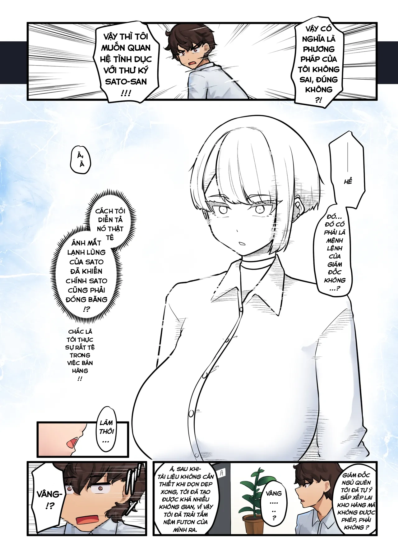 HentaiVN.net - Ảnh 5 - Đó có phải là mệnh lệnh của chủ tịch công ty không? - Chap 3