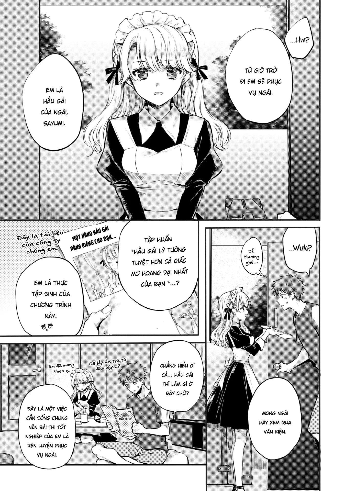 HentaiVN.net - Ảnh 6 - Nàng Hầu Của Ngài Đã Tới Rồi Đây! - Chap 1