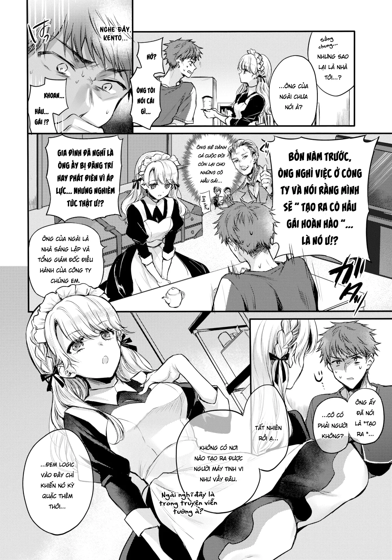 HentaiVN.net - Ảnh 7 - Nàng Hầu Của Ngài Đã Tới Rồi Đây! - Chap 1