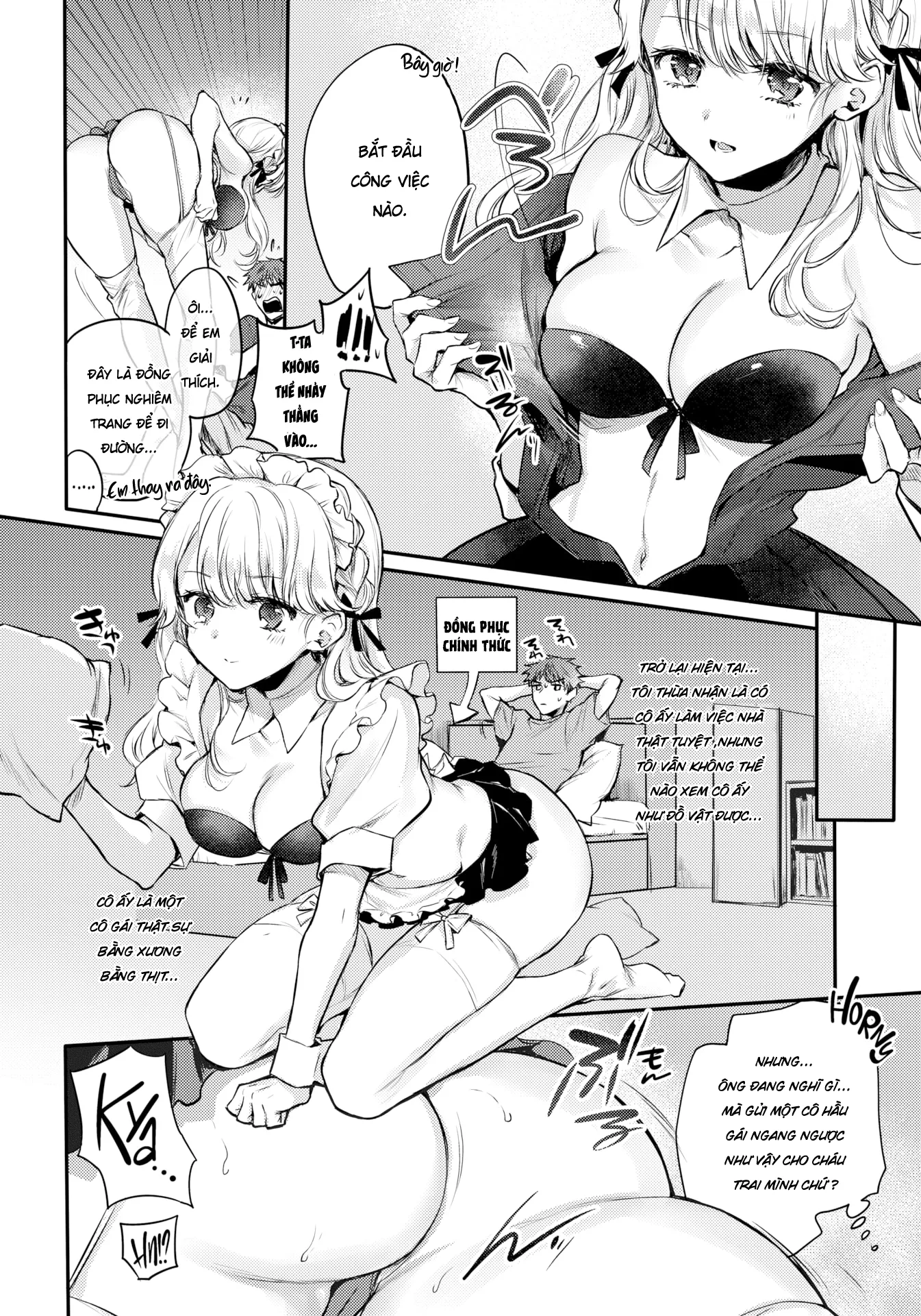HentaiVN.net - Ảnh 9 - Nàng Hầu Của Ngài Đã Tới Rồi Đây! - Chap 1