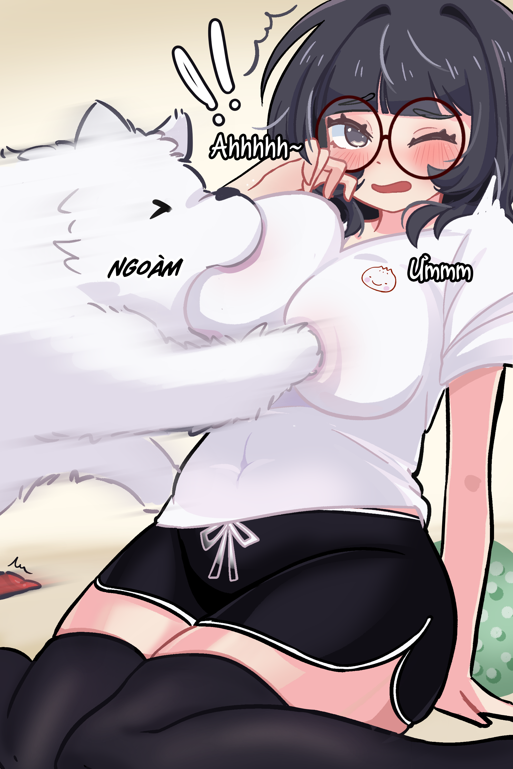 HentaiVN.net - Ảnh 5 - Nhật Ký Thầm Kín Của Sa!!! - Chap 4: Chú chó hư!