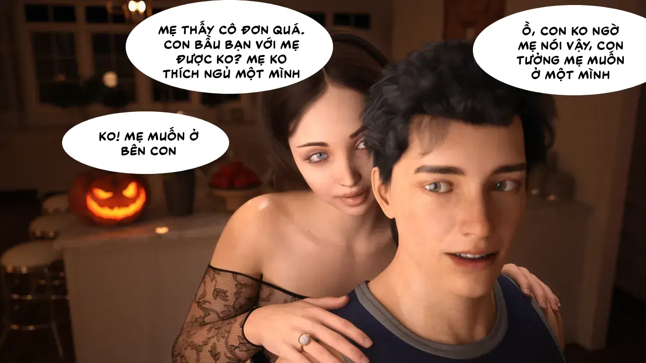 HentaiVN.net - Ảnh 6 - Farrahs và Damons Vacation [Rev2019] - Night time.2