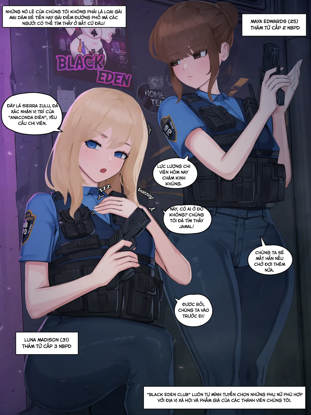 HentaiVN.net - Ảnh 6 - Nuo - Black Eden Club - Chap 1
