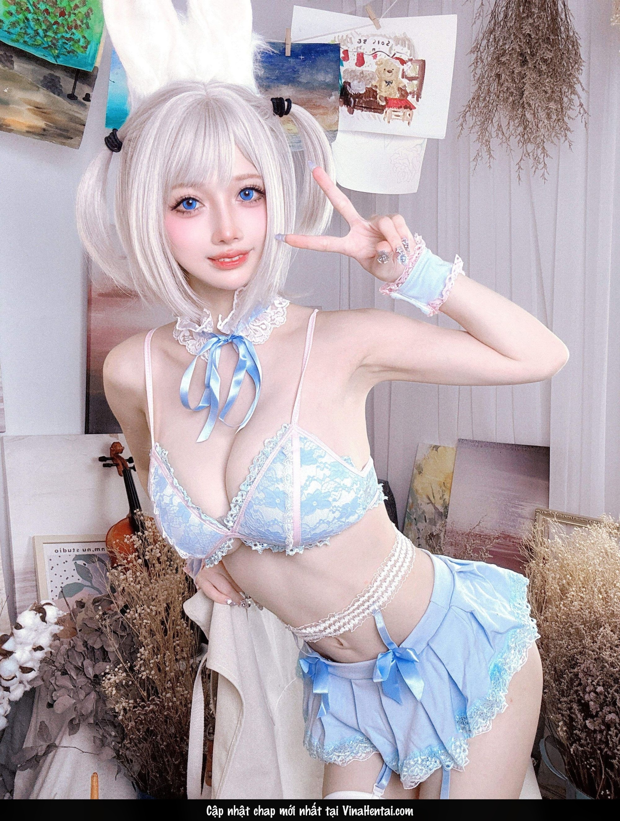 HentaiVN.net - Ảnh 4 - Okita Rinka - Rabbit blue