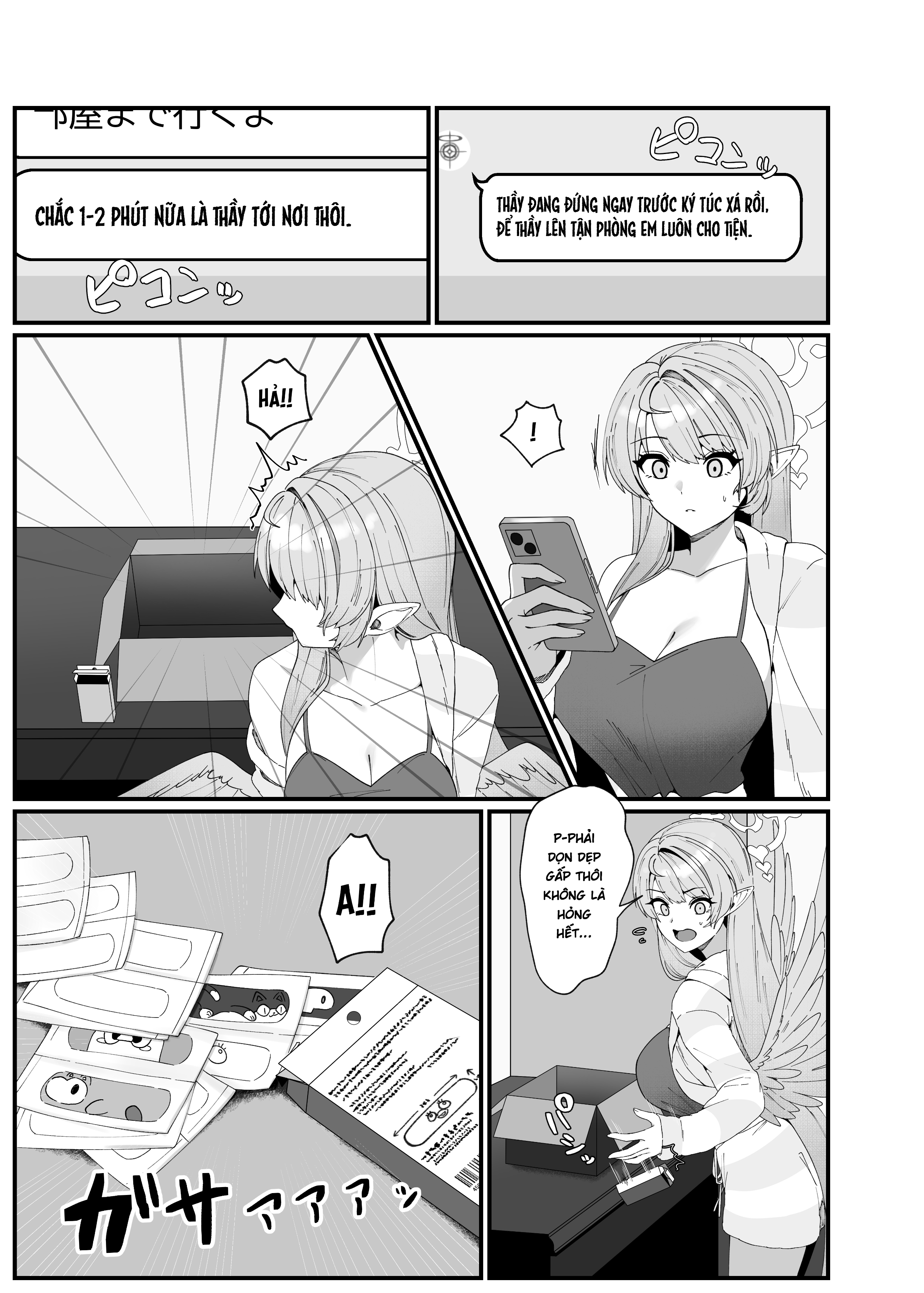 HentaiVN.net - Ảnh 8 - Sensei ni Kyuugo no Te o! | A Helping Hand for Sensei! - Chap 2