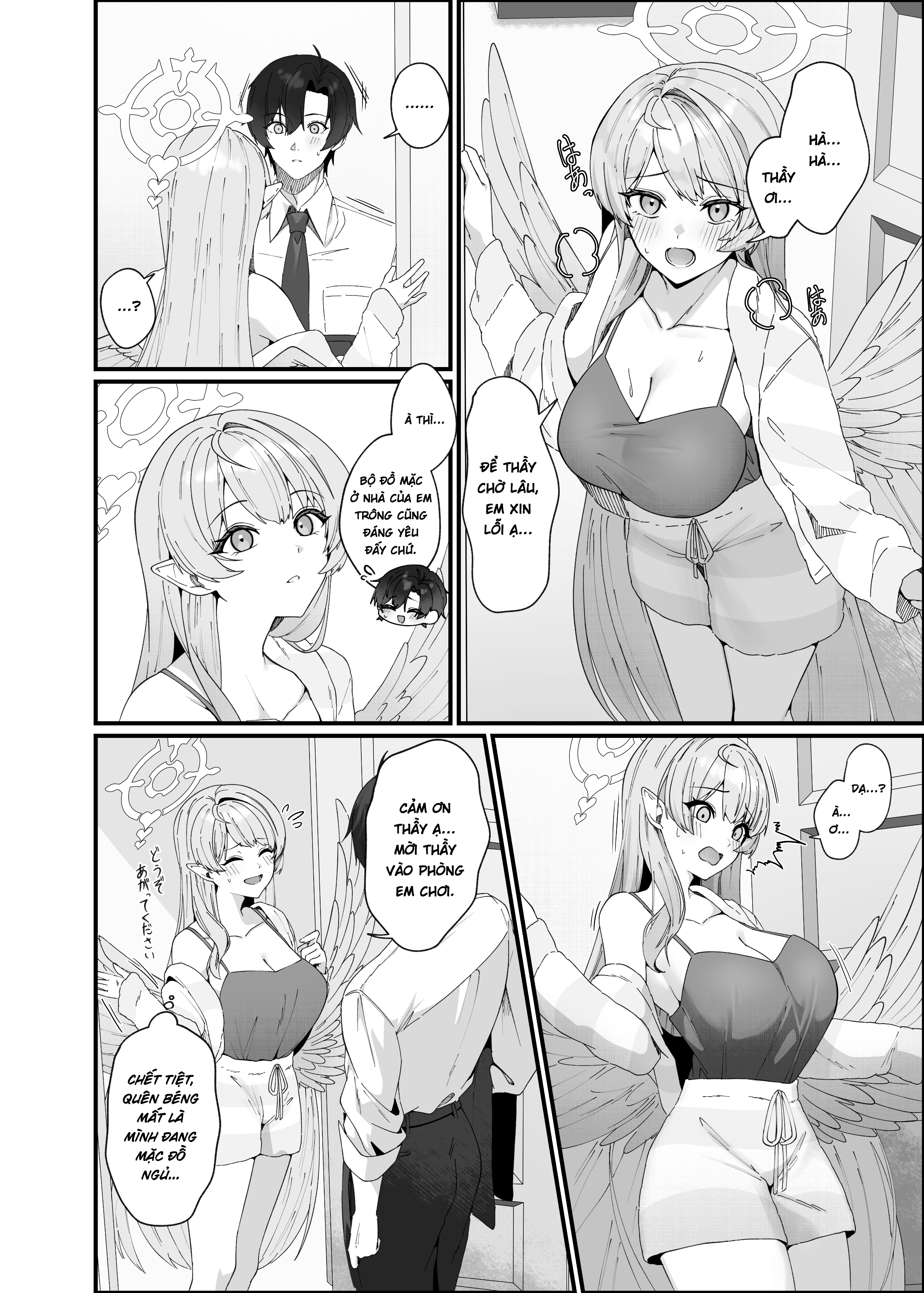 HentaiVN.net - Ảnh 11 - Sensei ni Kyuugo no Te o! | A Helping Hand for Sensei! - Chap 2