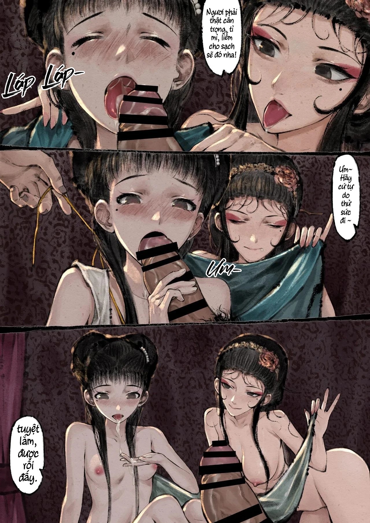 HentaiVN.net - Ảnh 19 - Kim bình mai - chap 17( lựa chọn- trả lại chìa khoá)