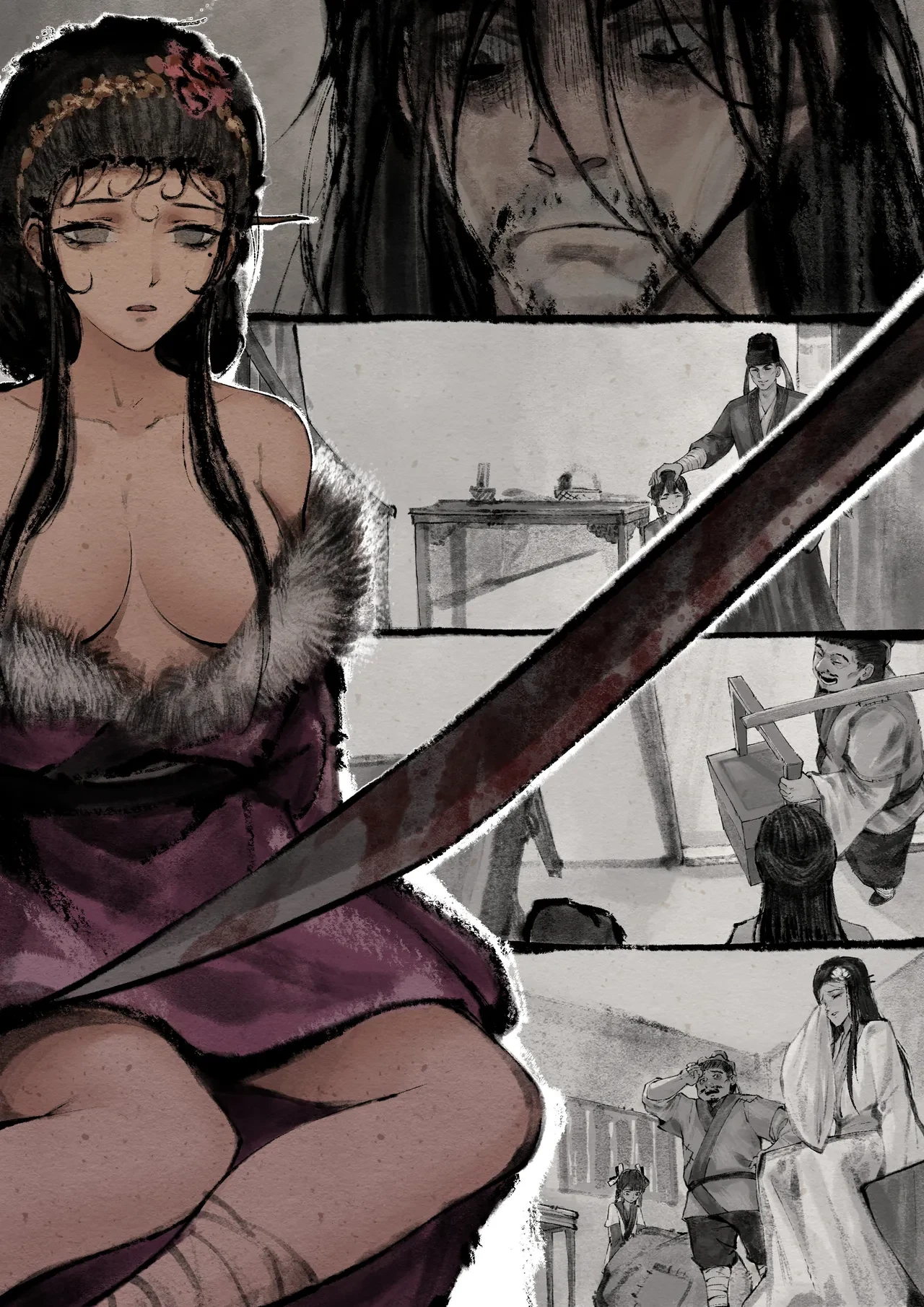 HentaiVN.net - Ảnh 21 - Kim bình mai - chap 18- end ( lựa chọn- lấy chìa khoá)