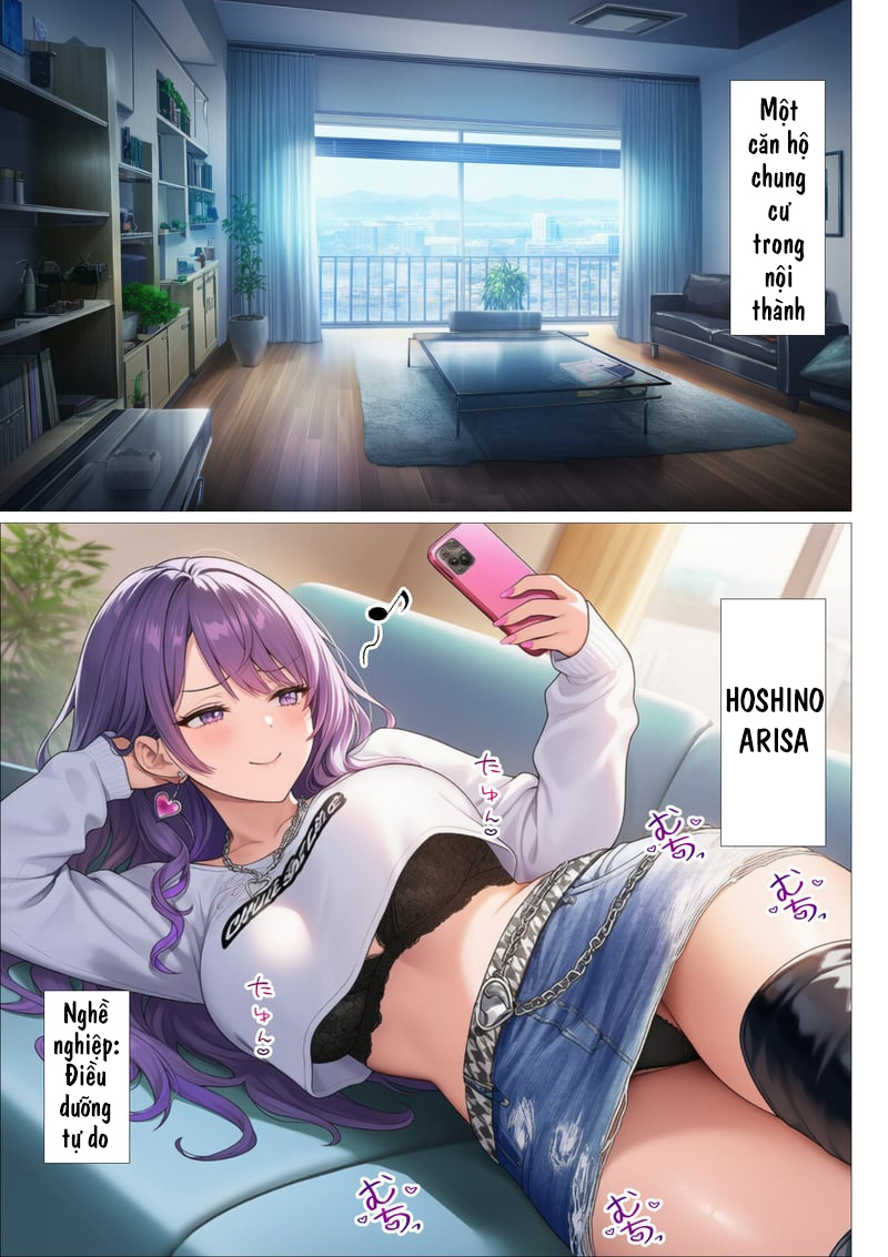 HentaiVN.net - Ảnh 3 - Gyaru Kaigoshi ga Houmon Kaigo ni Kita node Nakadashi Sex Shimakutte Washi Sen'you Onaho Yome ni Shita Hanashi - Chap 1