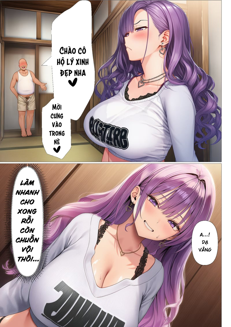 HentaiVN.net - Ảnh 11 - Gyaru Kaigoshi ga Houmon Kaigo ni Kita node Nakadashi Sex Shimakutte Washi Sen'you Onaho Yome ni Shita Hanashi - Chap 1