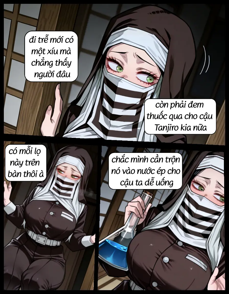 HentaiVN.net - Ảnh 5 - Kimetsu No Yaiba [series truyện ngắn] - Chap 1  Shinobu và thuốc kích dục