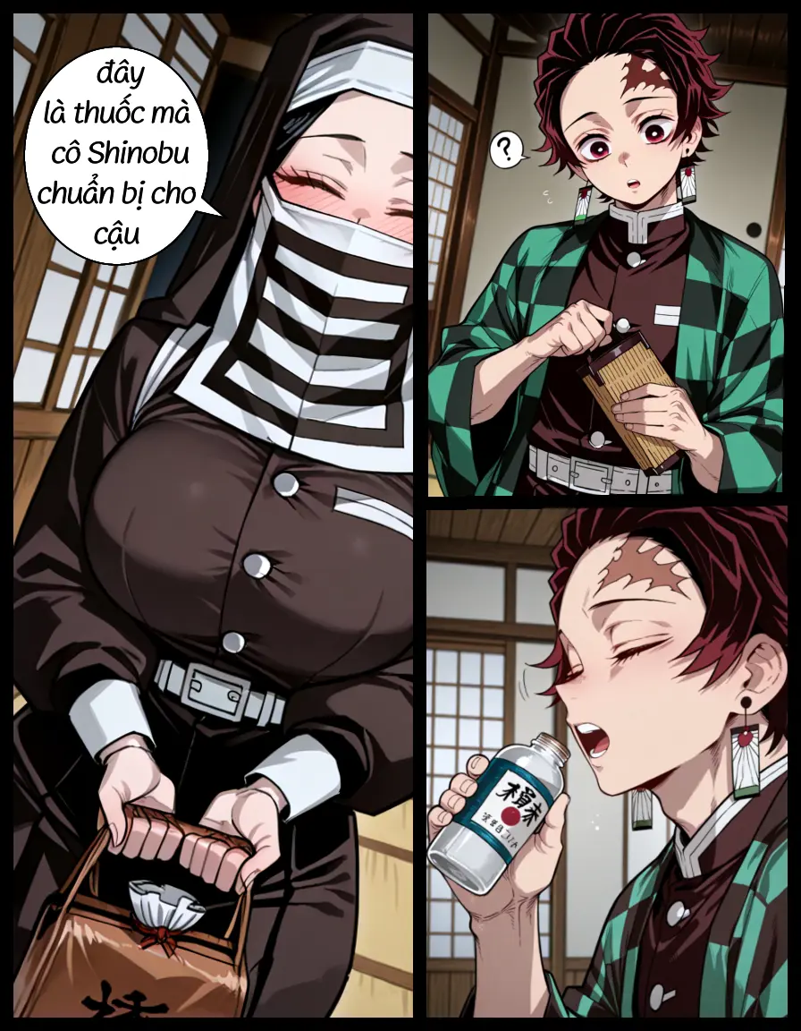 HentaiVN.net - Ảnh 10 - Kimetsu No Yaiba [series truyện ngắn] - Chap 1  Shinobu và thuốc kích dục