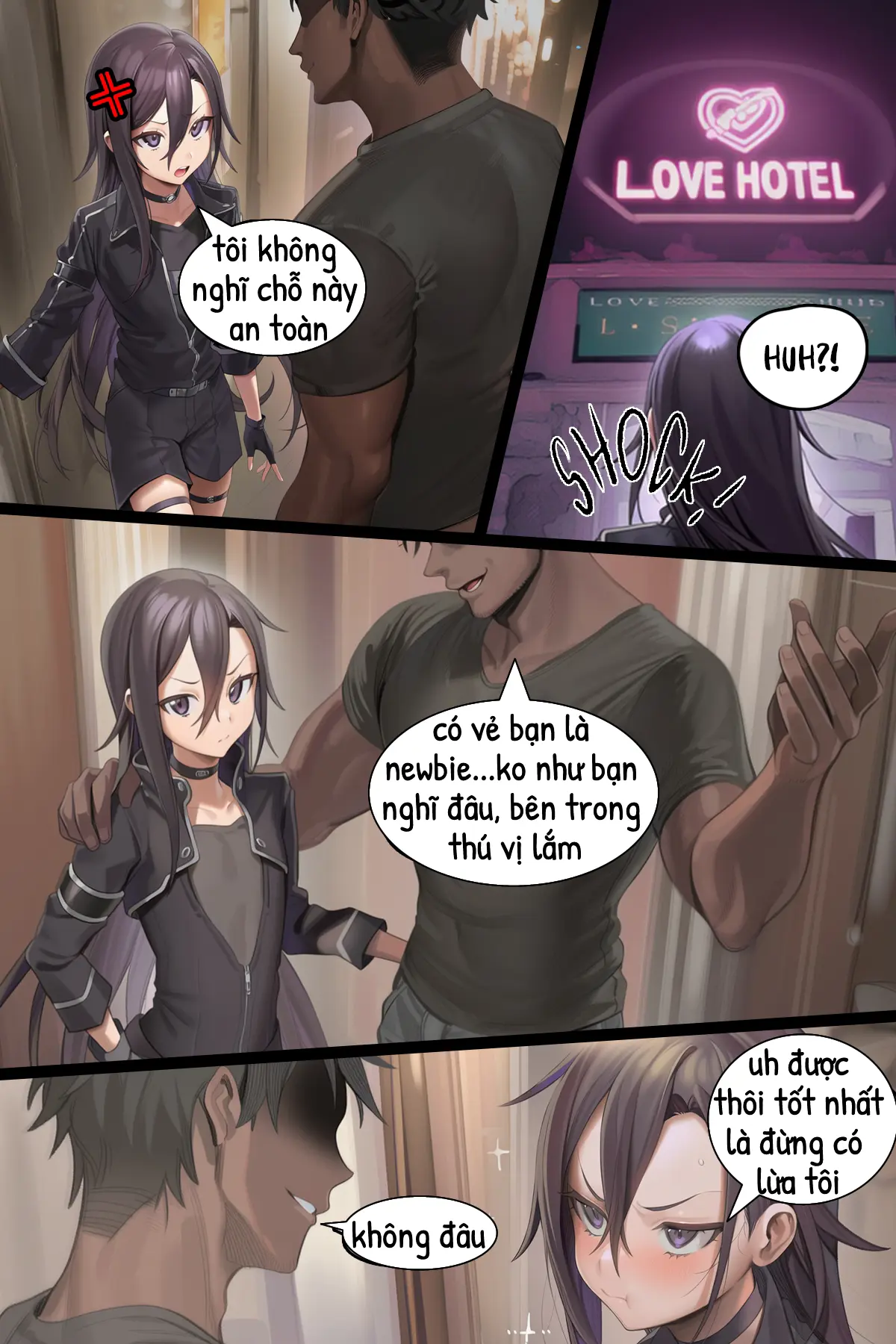 HentaiVN.net - Ảnh 3 - Kirito Hãy Quên Asuna Đi - NTR + SAY GEX