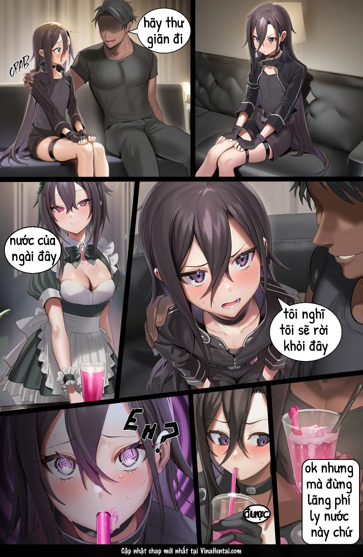HentaiVN.net - Ảnh 4 - Kirito Hãy Quên Asuna Đi - NTR + SAY GEX
