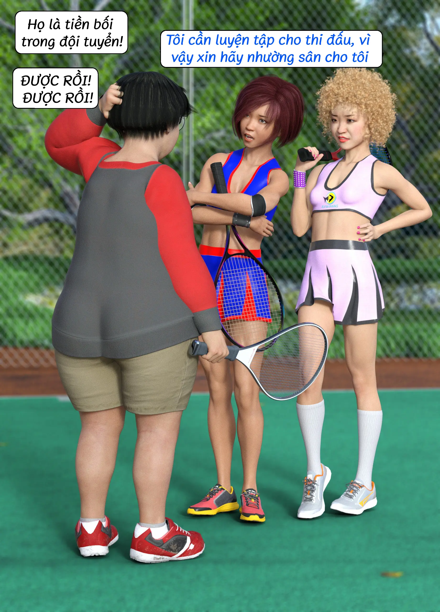 HentaiVN.net - Ảnh 5 - Tennis Không Dành Cho Kẻ Yếu - End