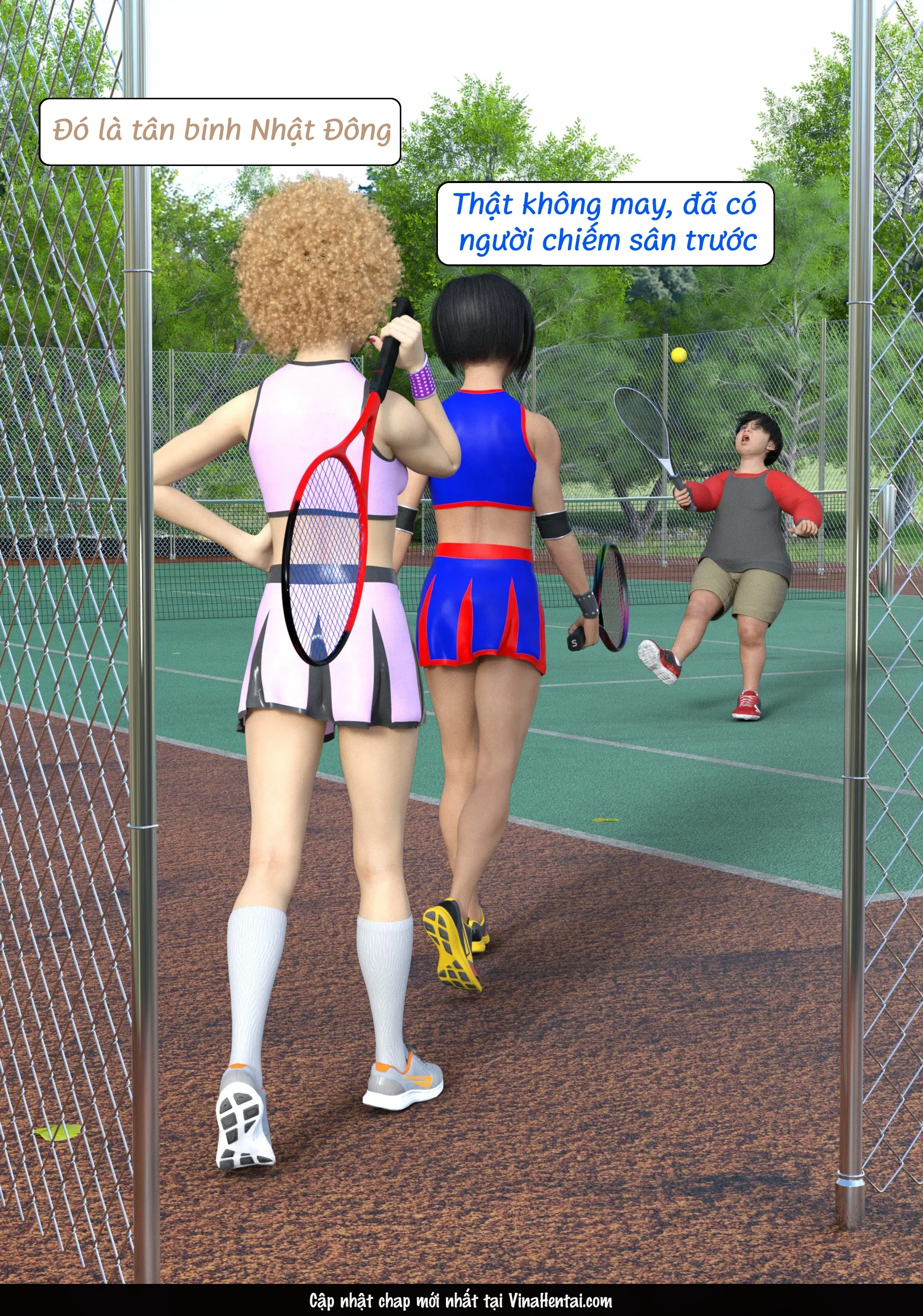 HentaiVN.net - Ảnh 4 - Tennis Không Dành Cho Kẻ Yếu - End