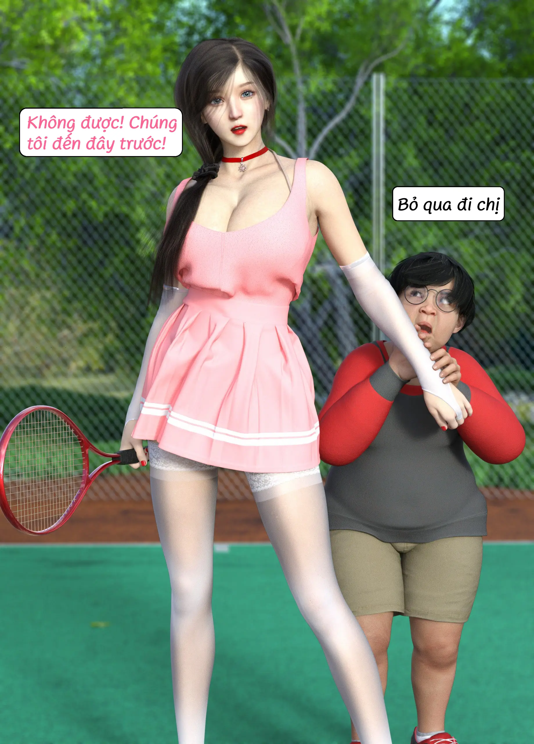 HentaiVN.net - Ảnh 6 - Tennis Không Dành Cho Kẻ Yếu - End