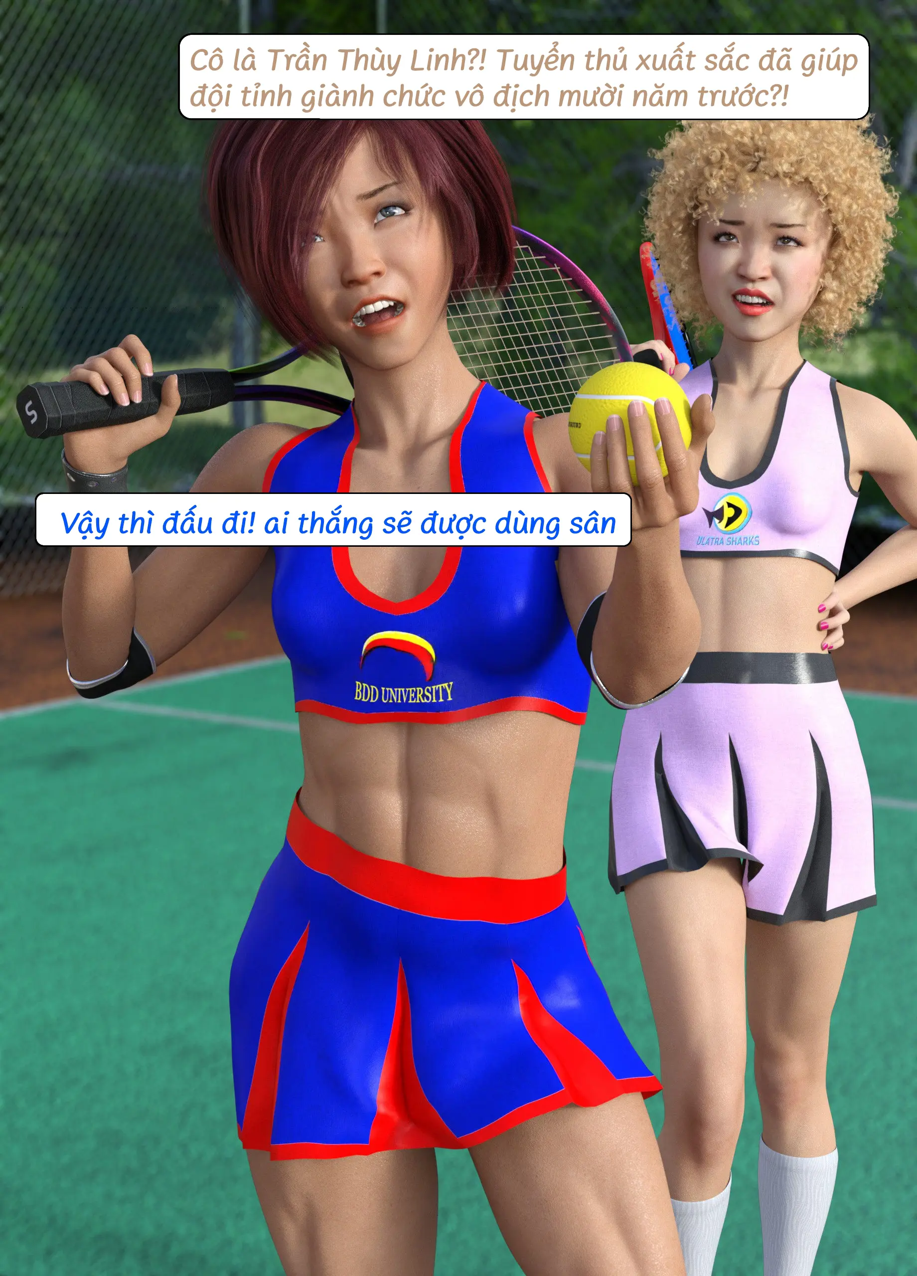 HentaiVN.net - Ảnh 7 - Tennis Không Dành Cho Kẻ Yếu - End