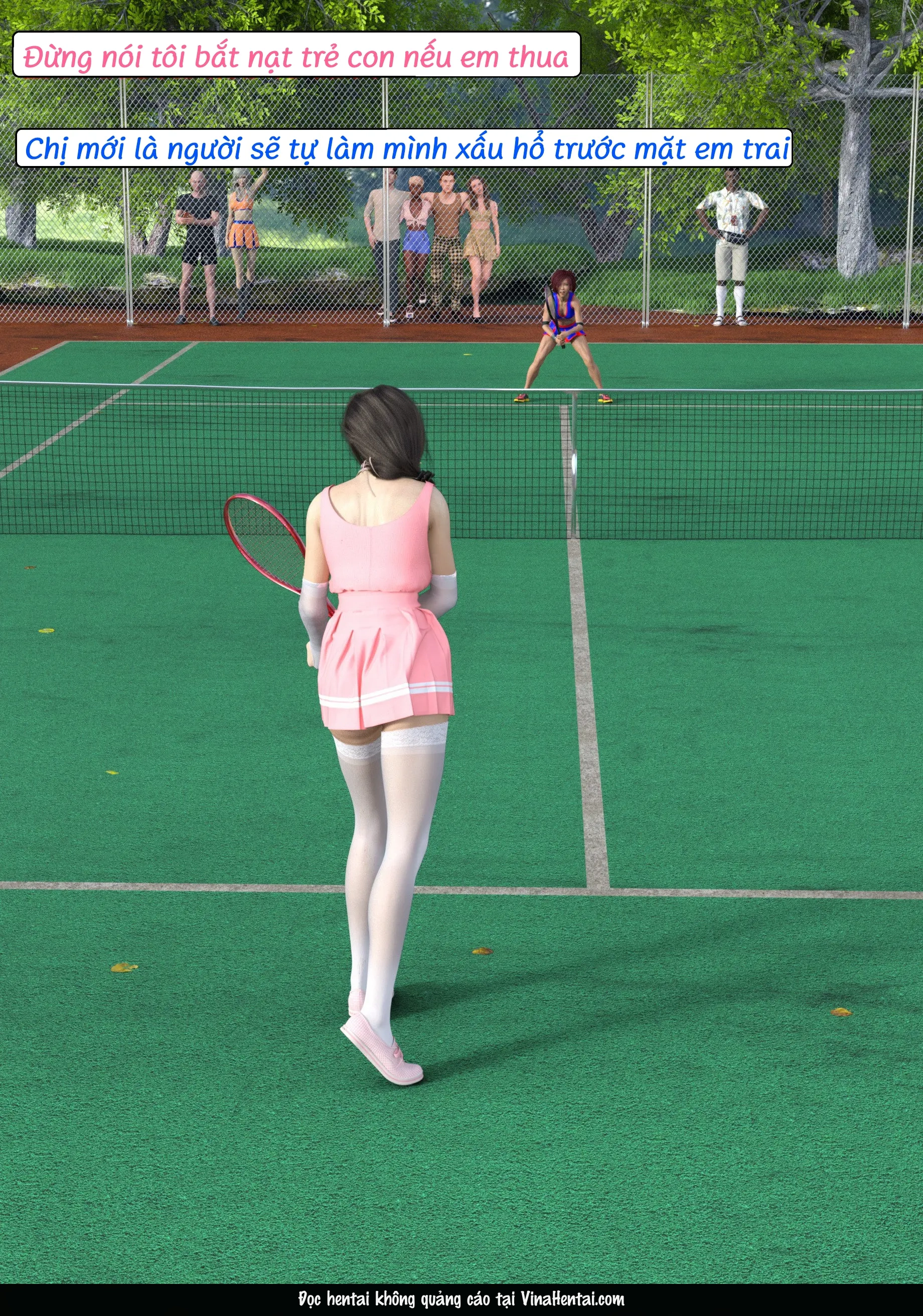 HentaiVN.net - Ảnh 9 - Tennis Không Dành Cho Kẻ Yếu - End